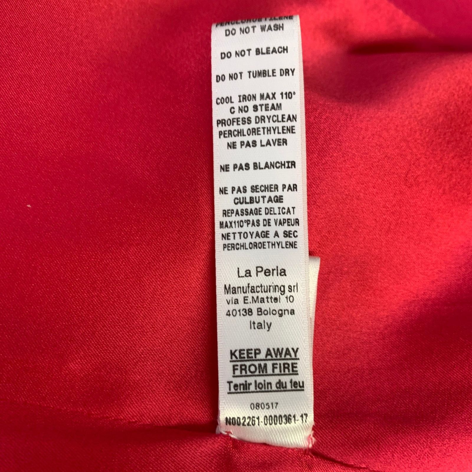 LA PERLA Size 4 Hot Pink Wool Blend Double Breasted Pantsuit, image size:1600x1600