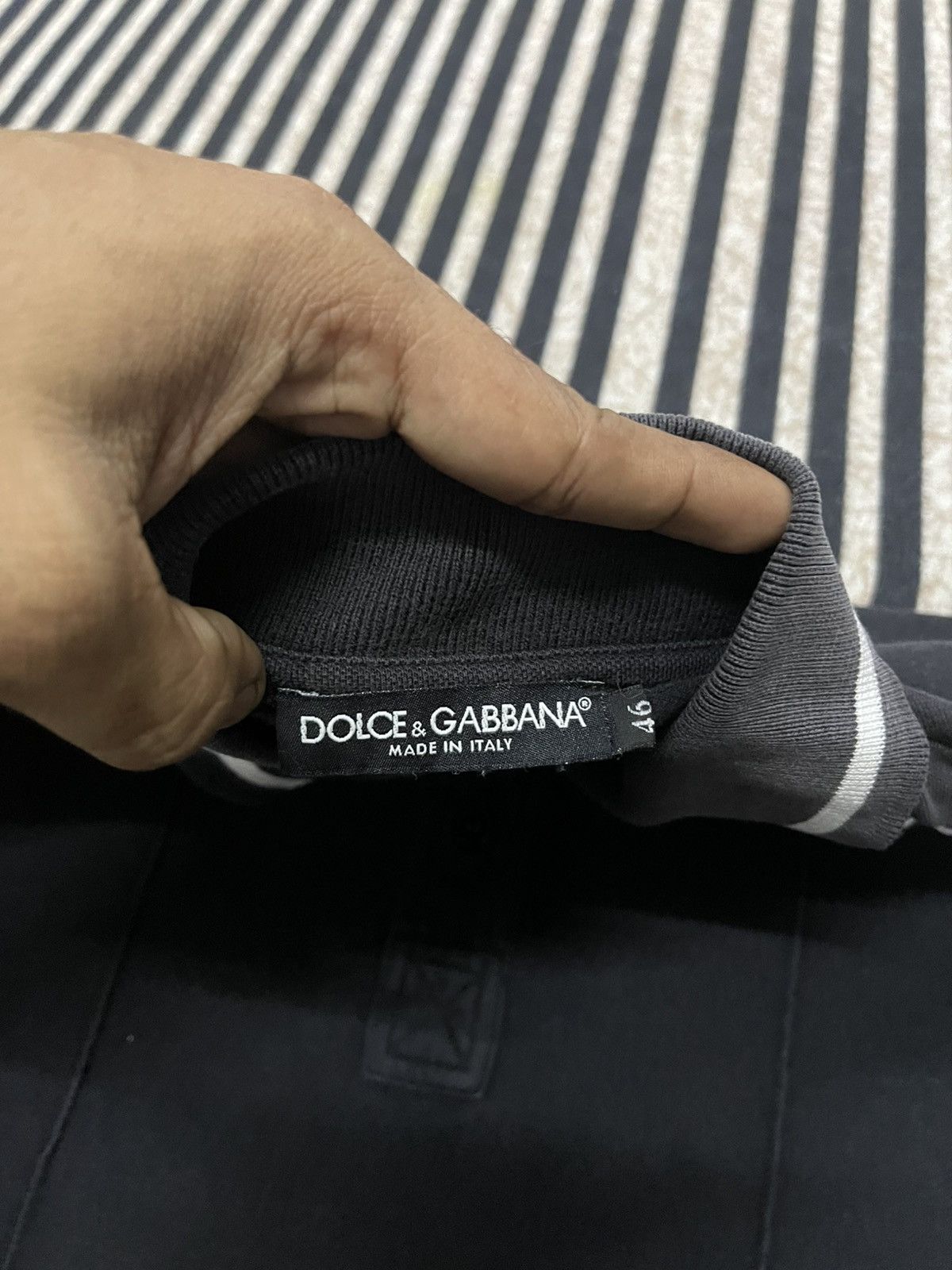 Dolce & Gabbana 2000s DOLCE & GABANNA EMBROIDERED LOGO POLO SHIRT Size US S / EU 44-46 / 1 - 9 Thumbnail