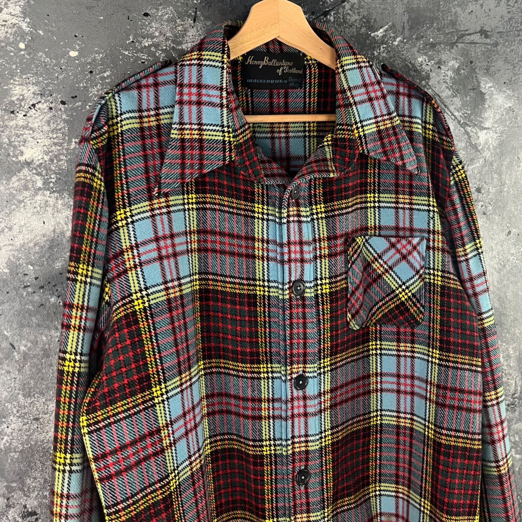 Vintage Vintage 60’s Military Scottish shirt Size US XL / EU 56 / 4 - 2 Thumbnail