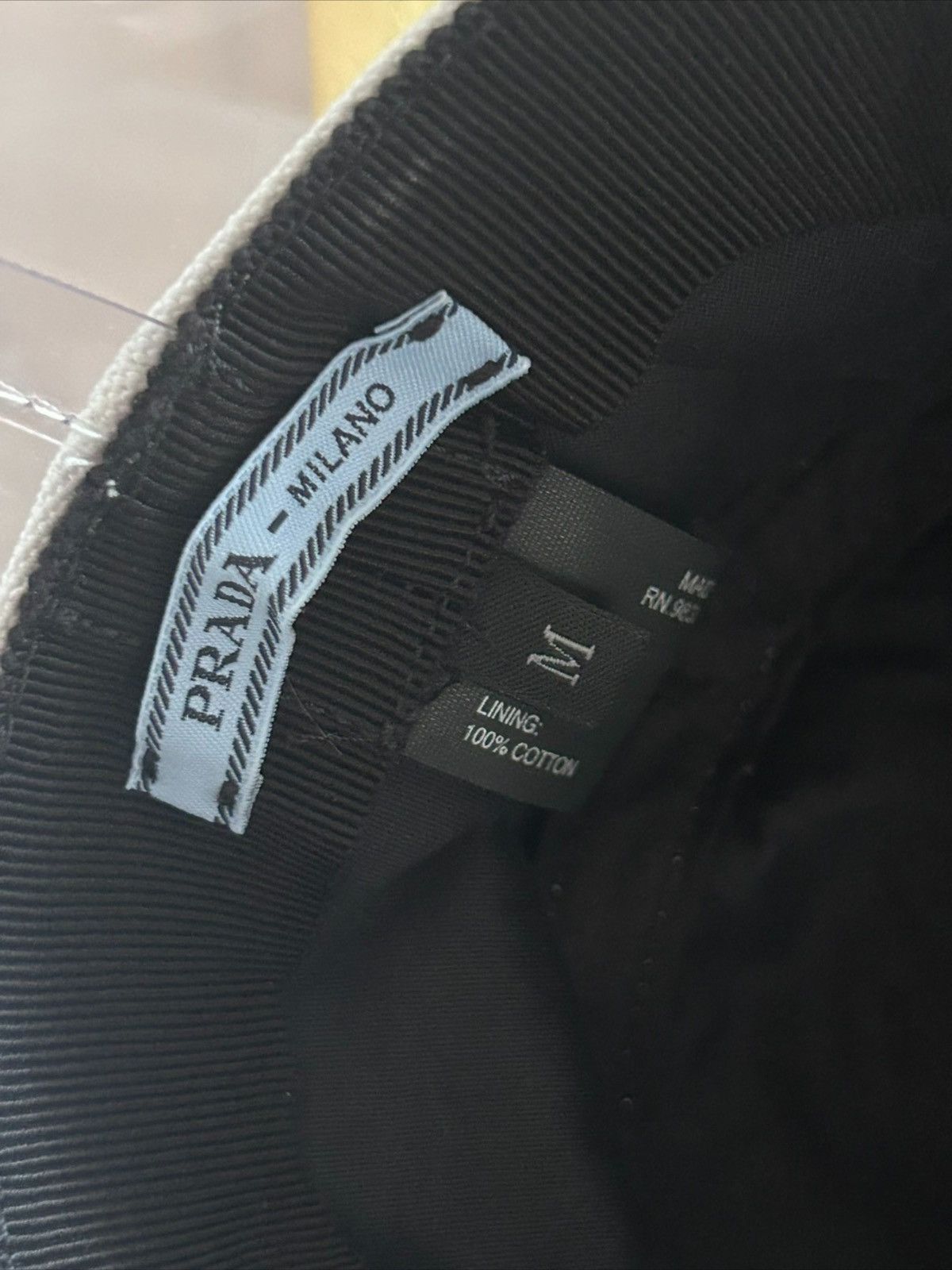 Prada Prada Canvas and PVC Bucket Hat Size ONE SIZE - 5 Thumbnail