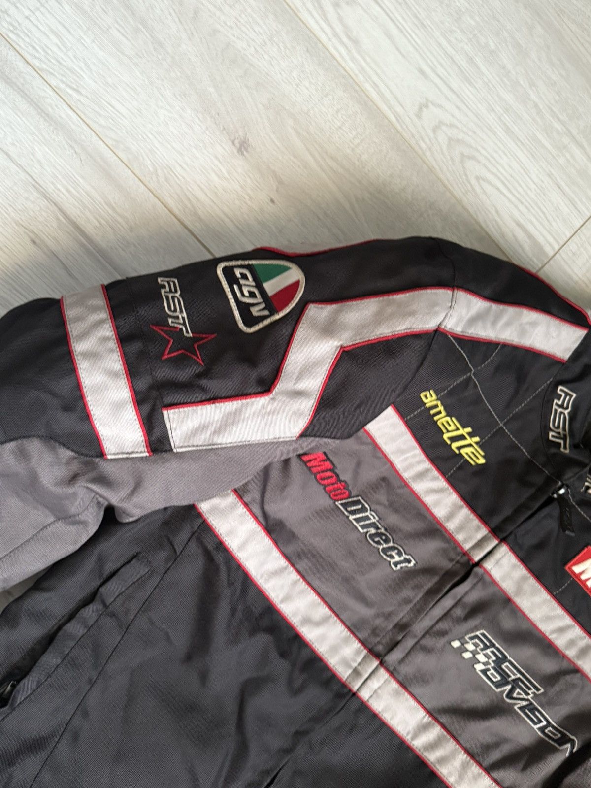 Other UK Vintage Armoured moto direct jacket racing division Size US M / EU 48-50 / 2 - 2 Thumbnail