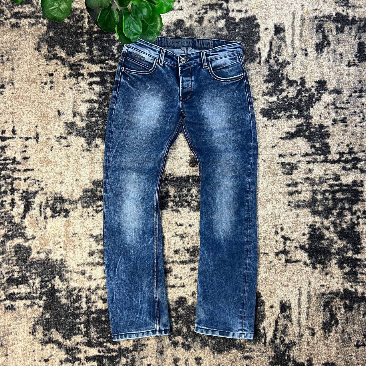 Diesel Diesel Luxury Mini Logo Distressed Style Denim Jeans Size US 32 / EU 48 - 2 Thumbnail