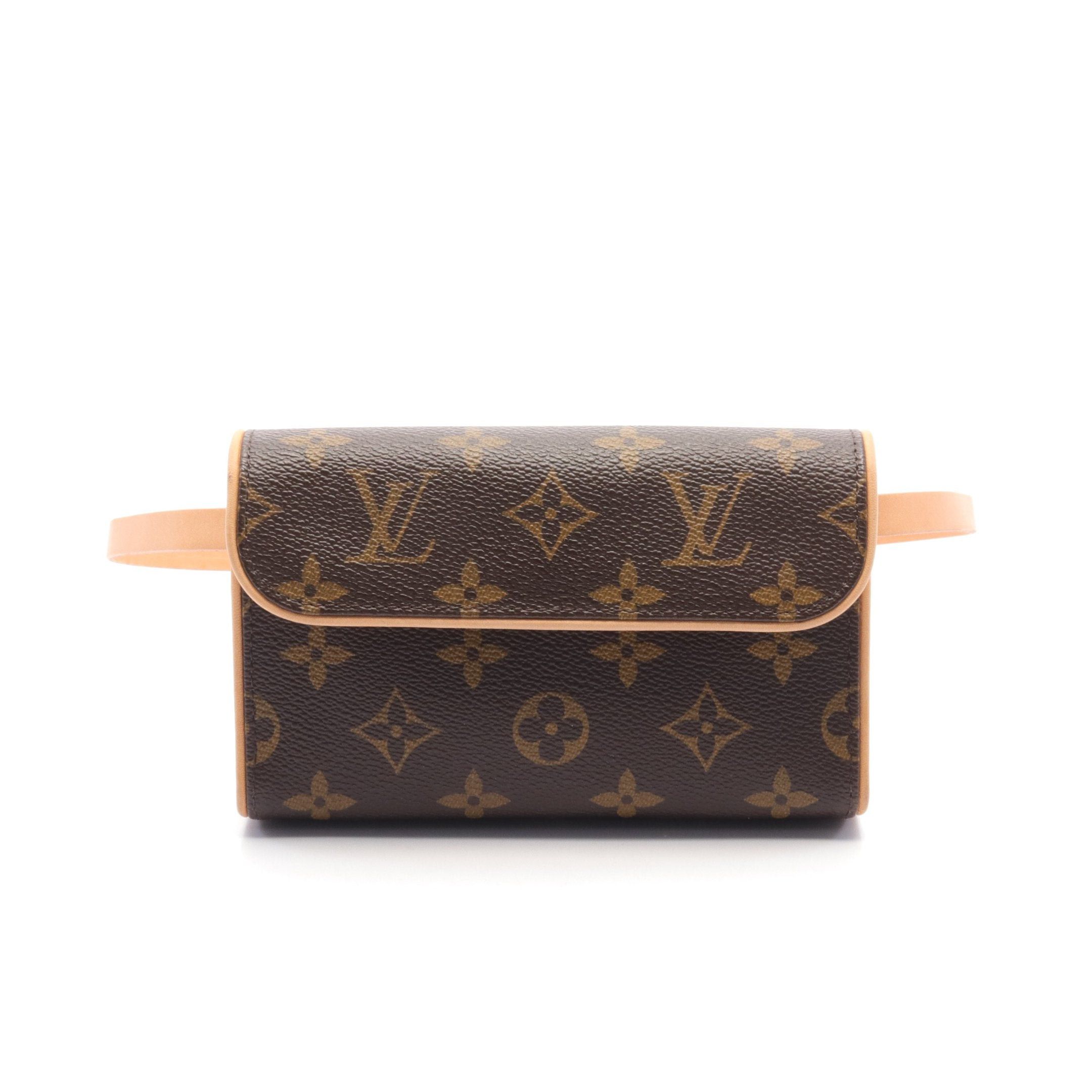 Louis Vuitton Louis Vuitton Pochette Florentine Monogram Body Bag Waist Leather Brown With Xs Size Belt Size ONE SIZE - 1 Thumbnail