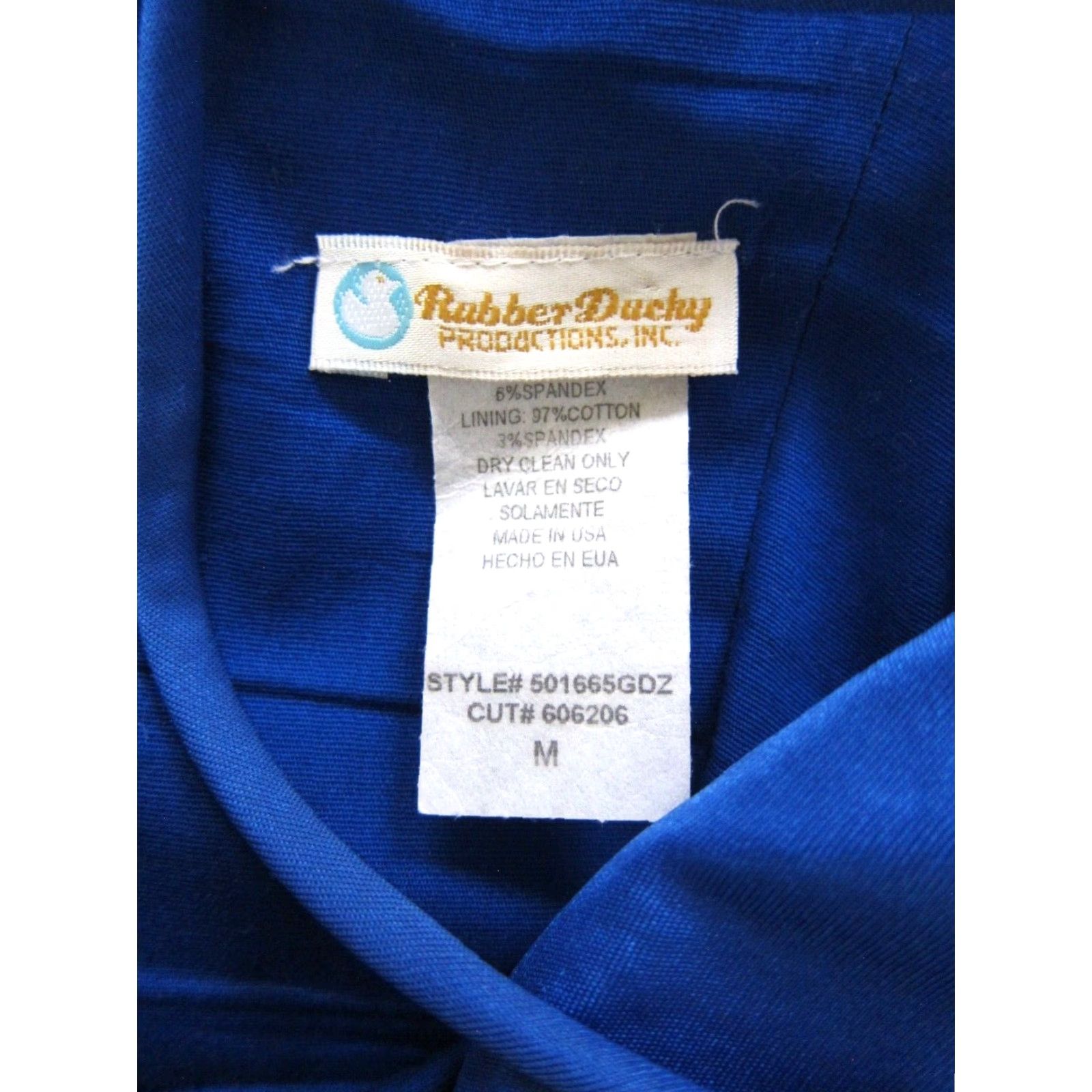 Vintage VINTAGE Rubber Ducky Blue Dress Bodycon Spaghetti Strap Ruched Medium Dress Women Sleeveless Blue 90s Theme Females Size M / US 6-8 / IT 42-44 - 4 Thumbnail