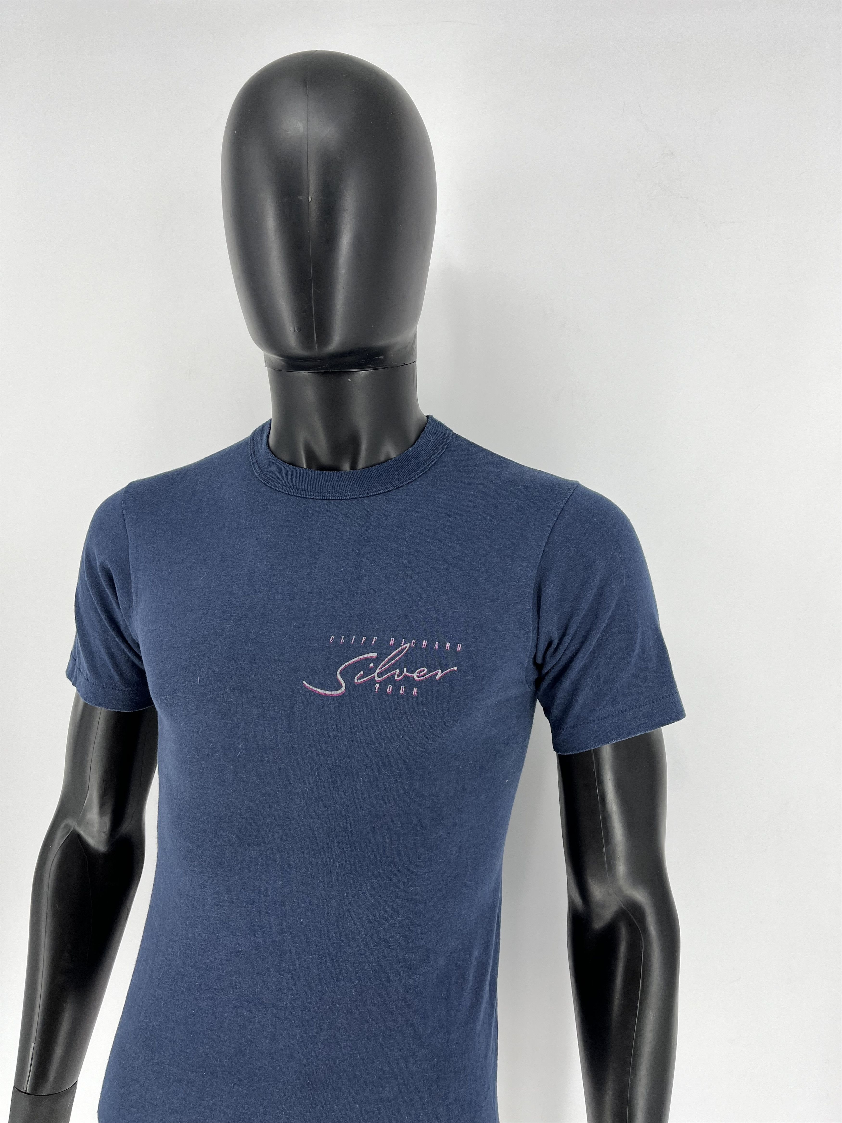 Band Tees 1988 Cliff Richard British Tour Concert Promo T-Shirt Size US XS / EU 42 / 0 - 4 Thumbnail