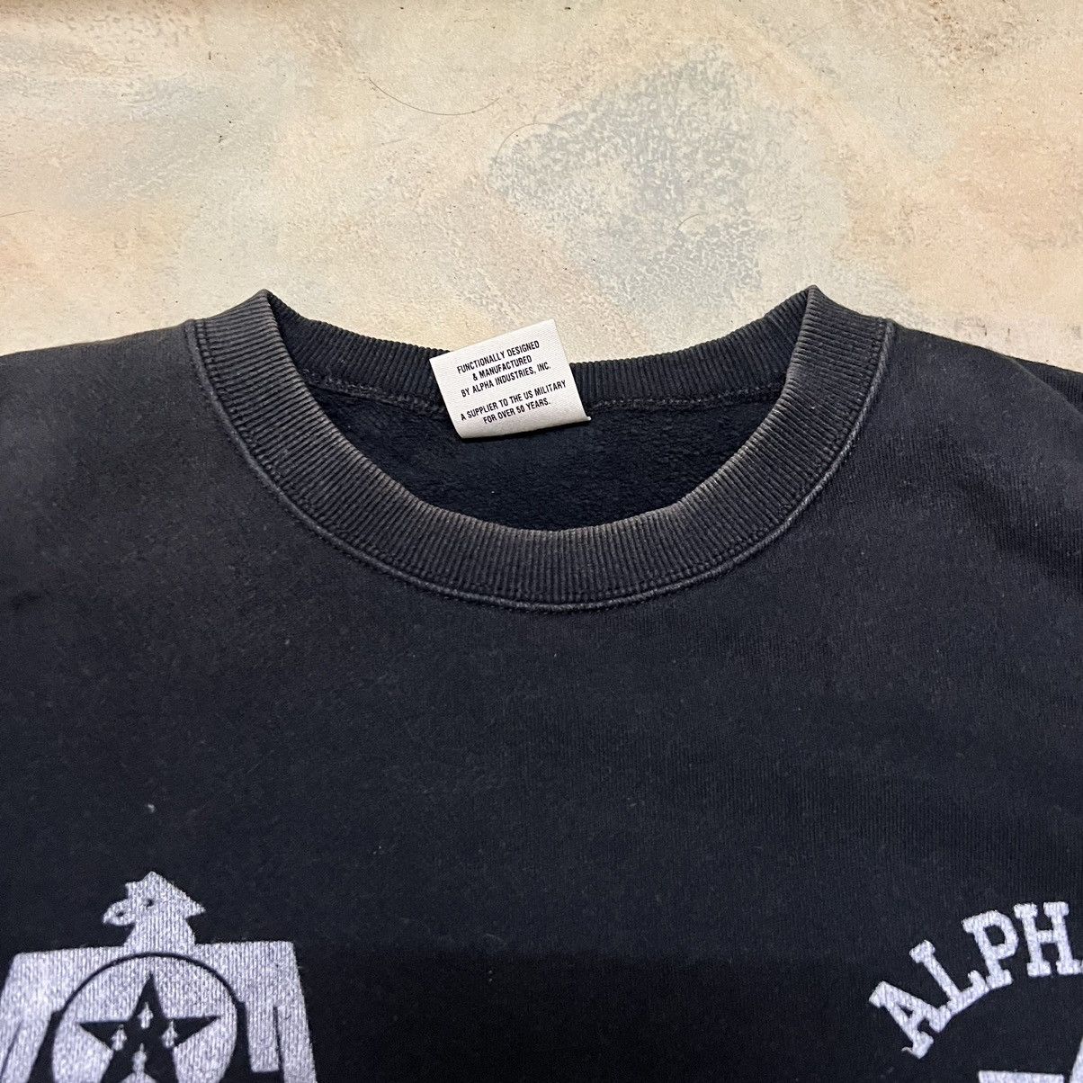 Alpha Industries × Vintage Vintage Alpha Industries Sweatshirt Size US L / EU 52-54 / 3 - 5 Thumbnail