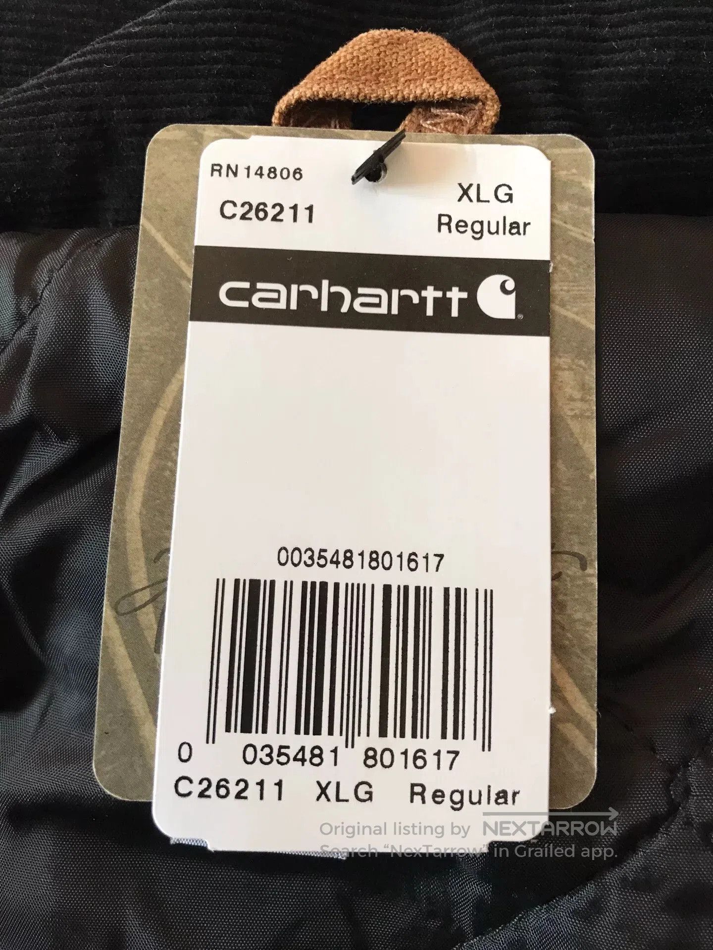 Carhartt Carhartt C26 Classic Brown XL Canvas Jacket. Size US XL / EU 56 / 4 - 8 Thumbnail