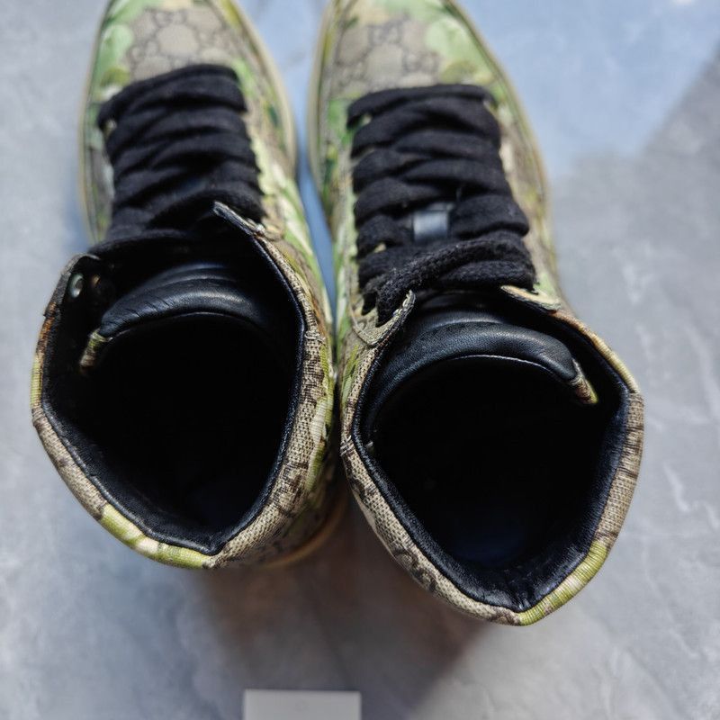 Gucci Gucci High Top Canvas Sneakers for Men - Size US 8 / EU 41 - 4 Thumbnail