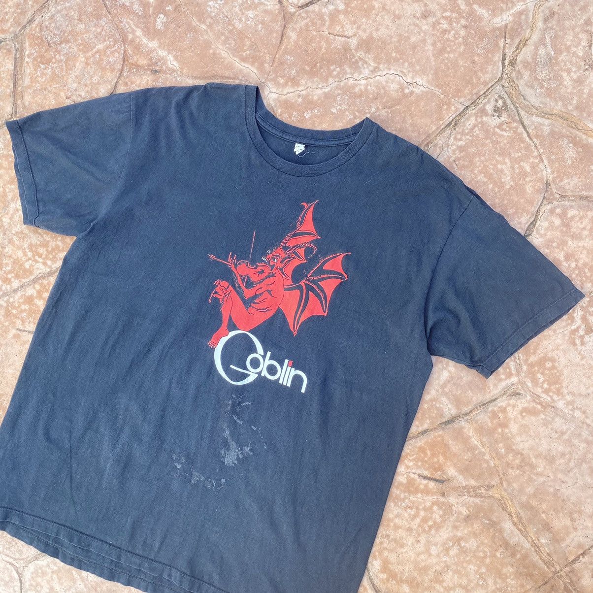 Band Tees Thrashed Faded Vintage Goblin Electronic Band ERD GRUNGE TEE Size US XL / EU 56 / 4 - 2 Thumbnail