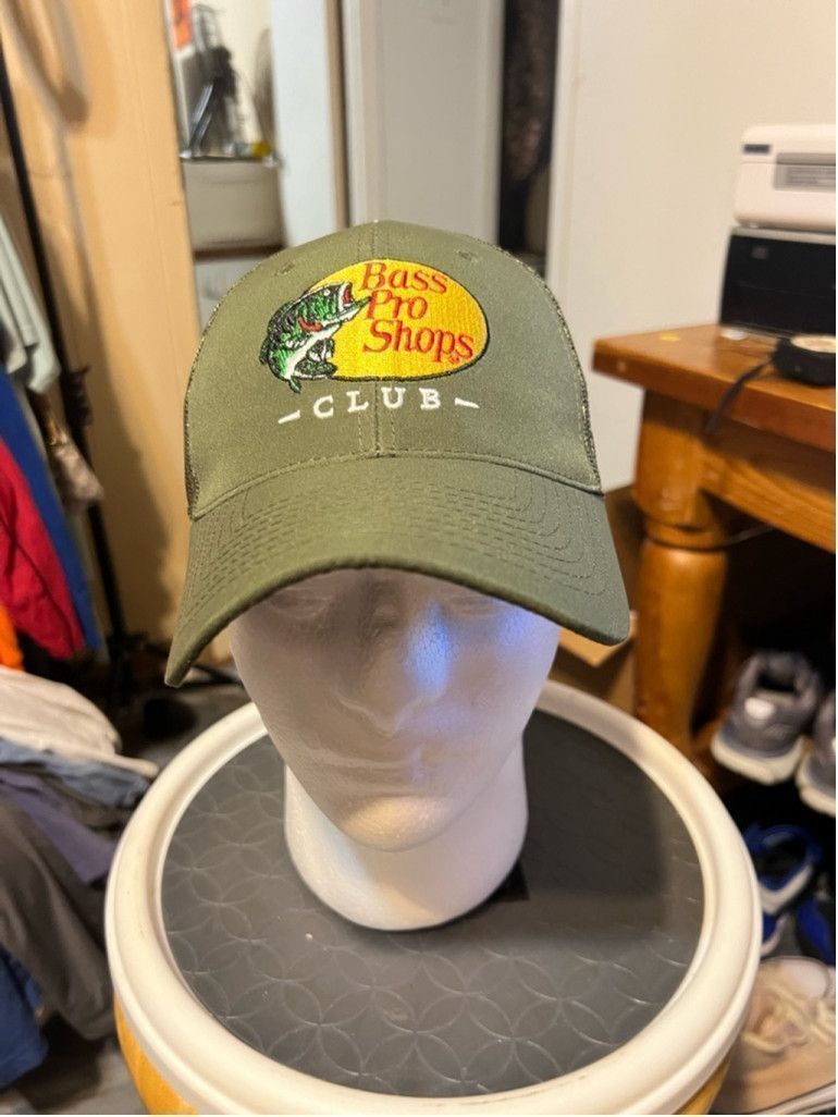 Bass Pro Shops Men's Bass Pro Shops Hat, Baseball Cap, Adjustable, Green Size ONE SIZE - 1 Thumbnail