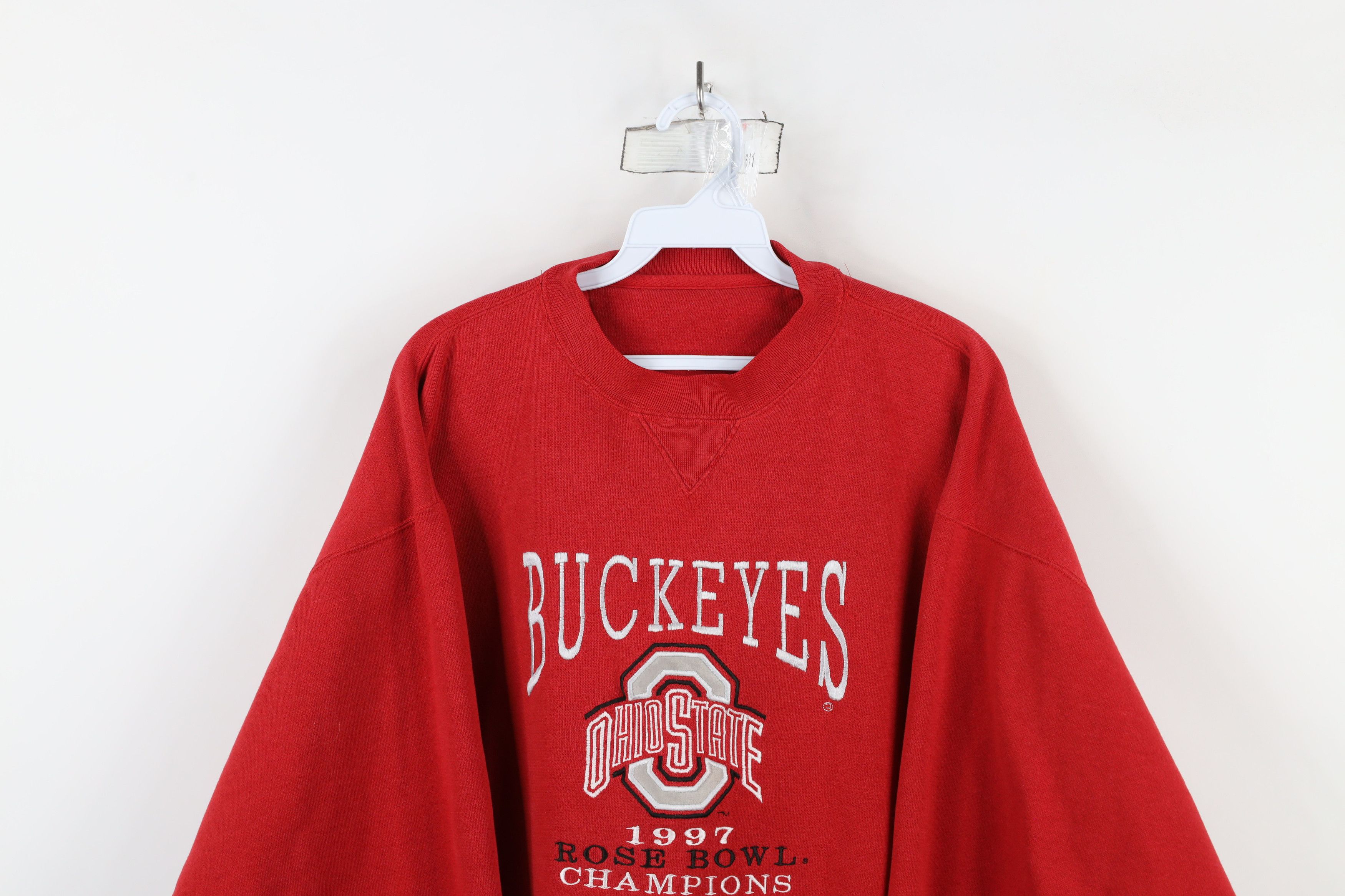 Vintage Vintage 1997 Rose Ohio State University Football Sweatshirt Size US XL / EU 56 / 4 - 2 Thumbnail