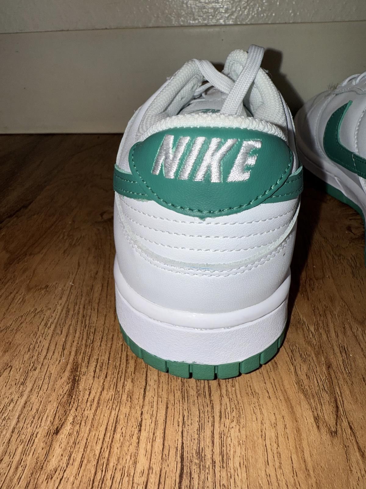 Nike Nike Dunk Low White Green Noise (Women’s) Size US 11.5 / IT 41.5 - 5 Thumbnail
