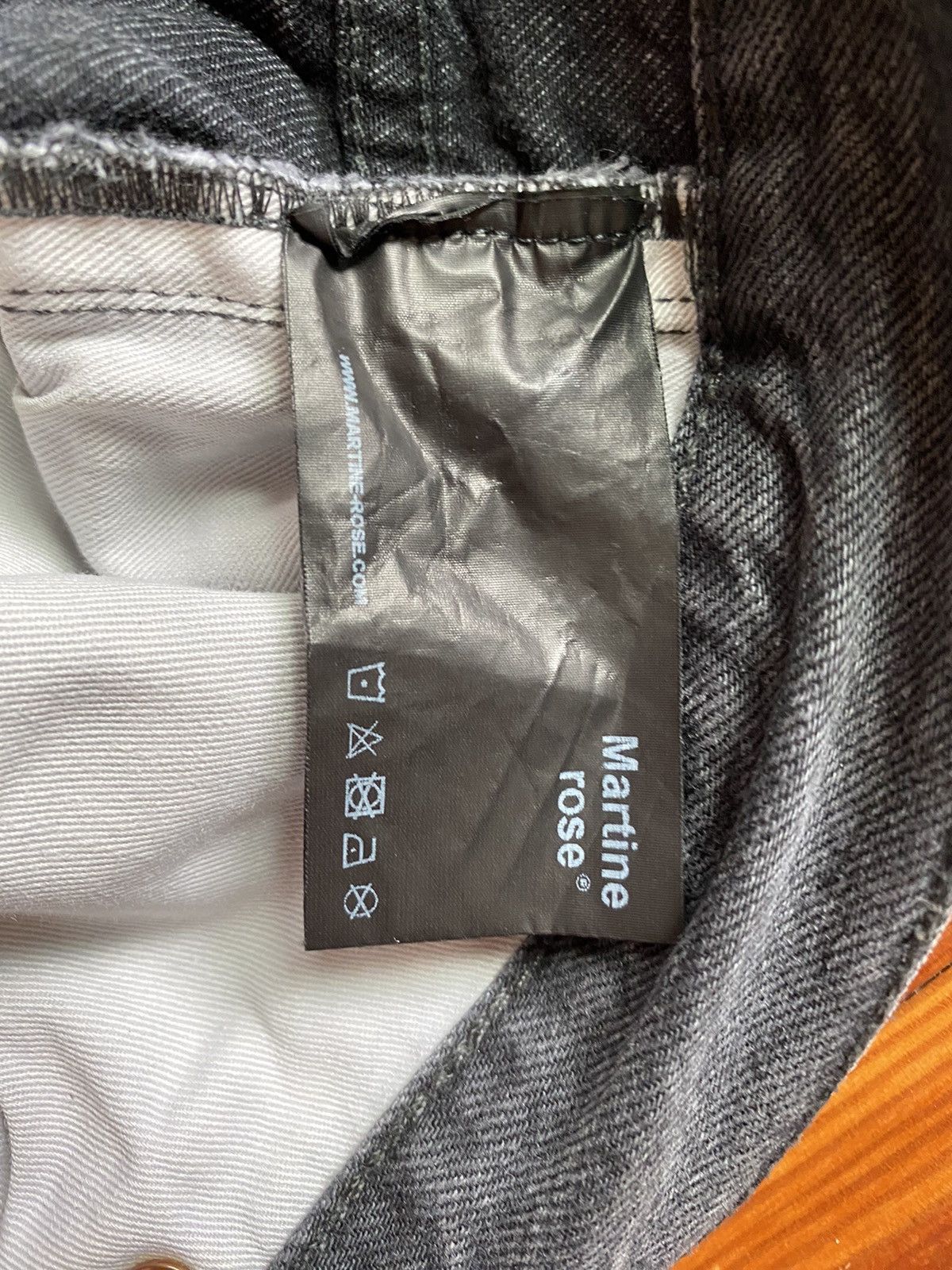 Martine Rose Cropped Logo Denim Size US 28 / EU 44 - 5 Thumbnail