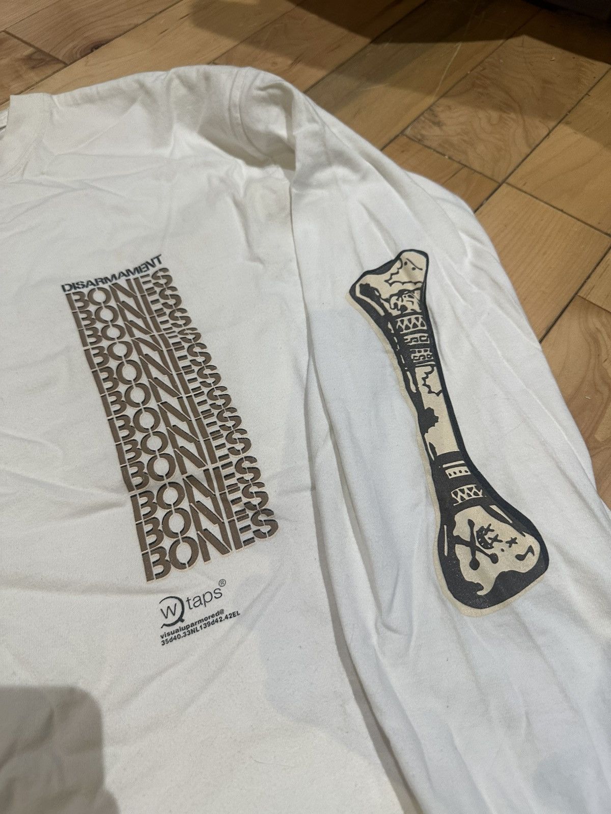 Wtaps Bones Disarmament Long Sleeve Tee Size US M / EU 48-50 / 2 - 2 Thumbnail