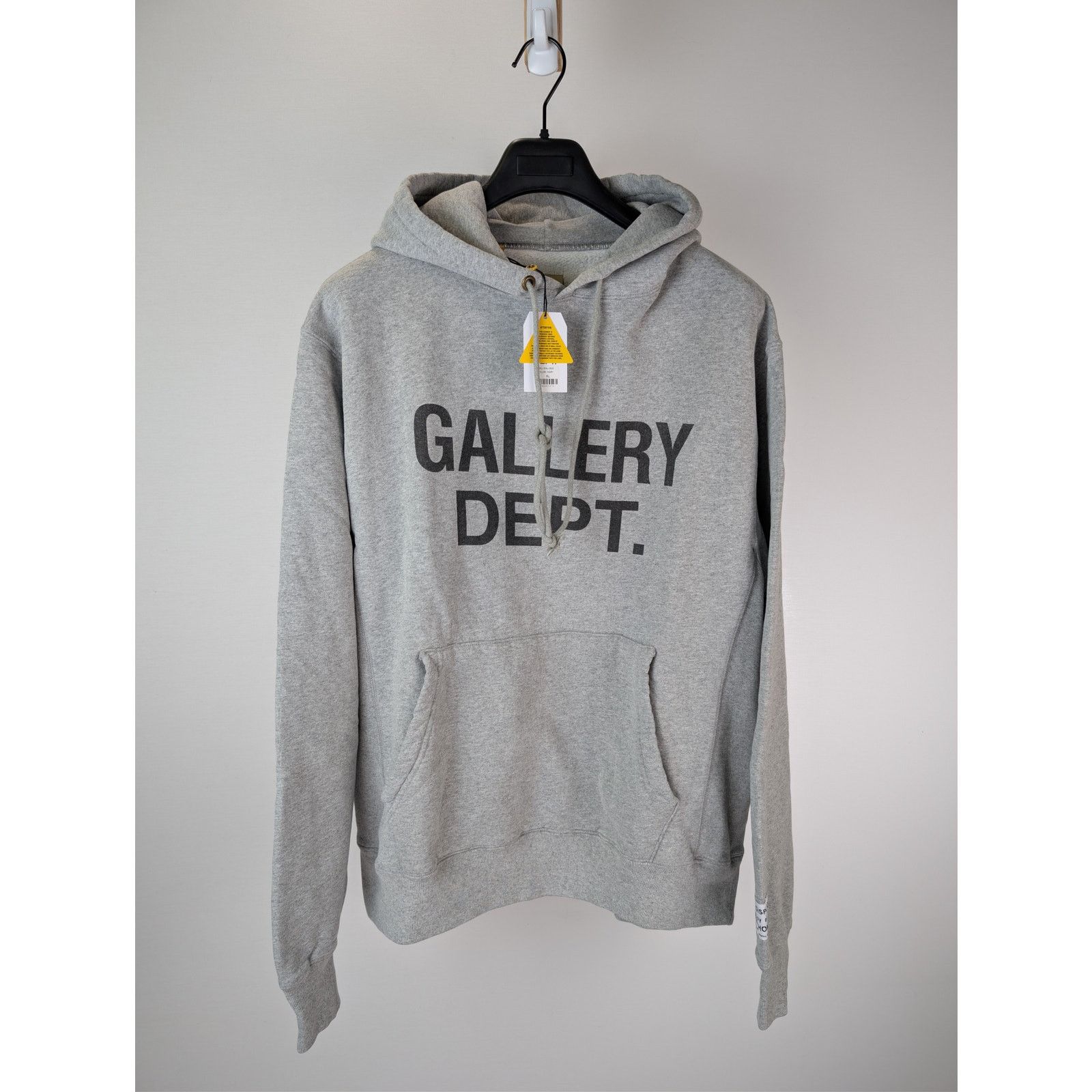 Gallery Dept. o1rshd1 Center Logo-Print Hoodie in Heather Grey Size US XL / EU 56 / 4 - 1 Thumbnail