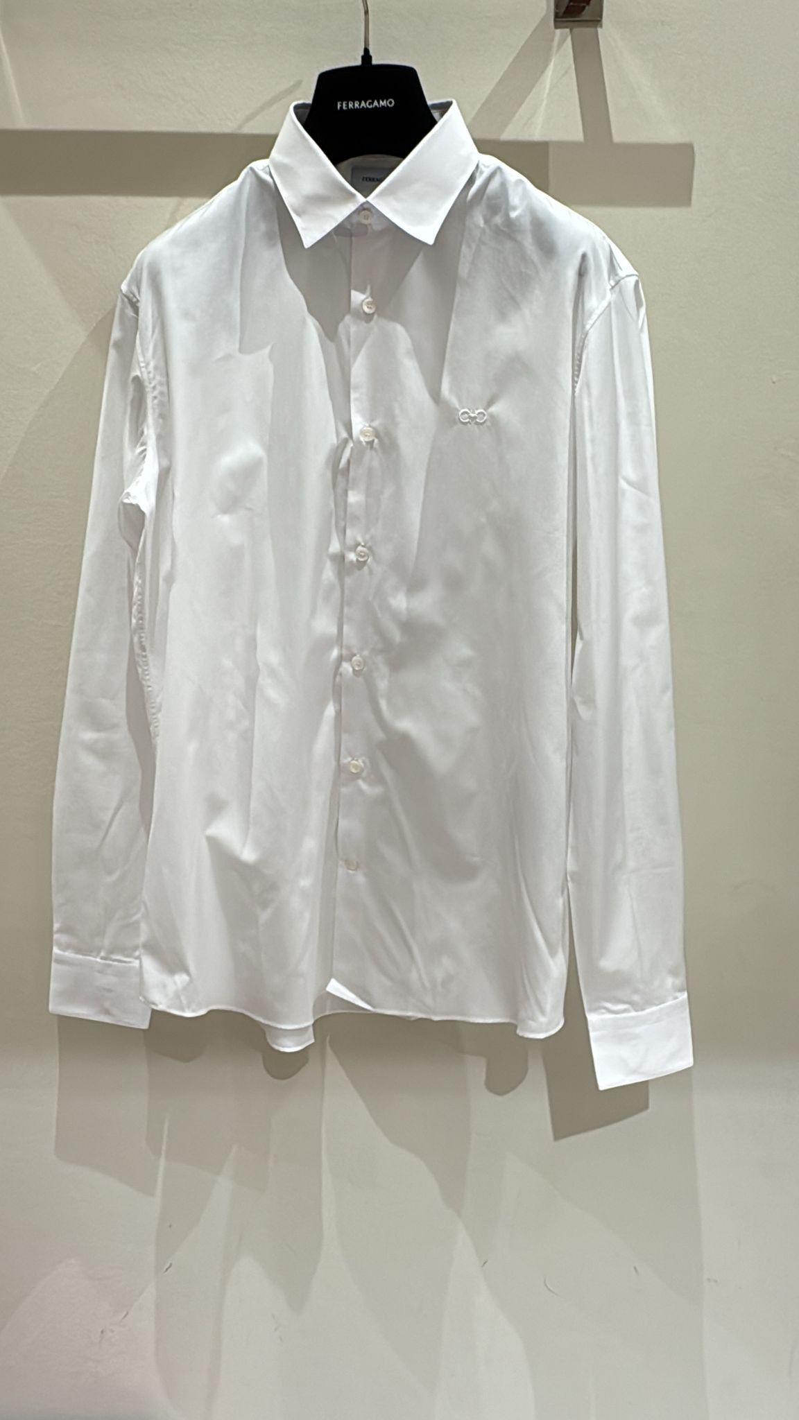 Salvatore Ferragamo o1s1rm0125 Cotton Shirt in White Size US L / EU 52-54 / 3 - 1 Preview
