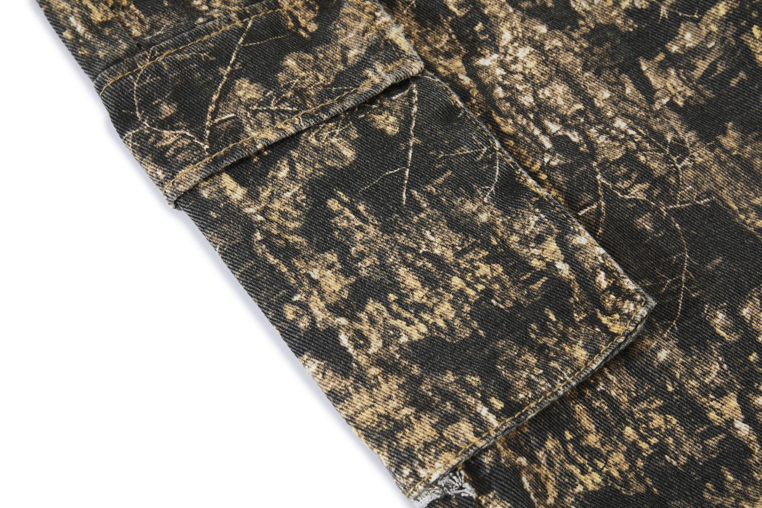 Japanese Brand Maple Leaf Cargo Pants Tassels Distressed Camouflage Jeans Size US 31 - 6 Thumbnail