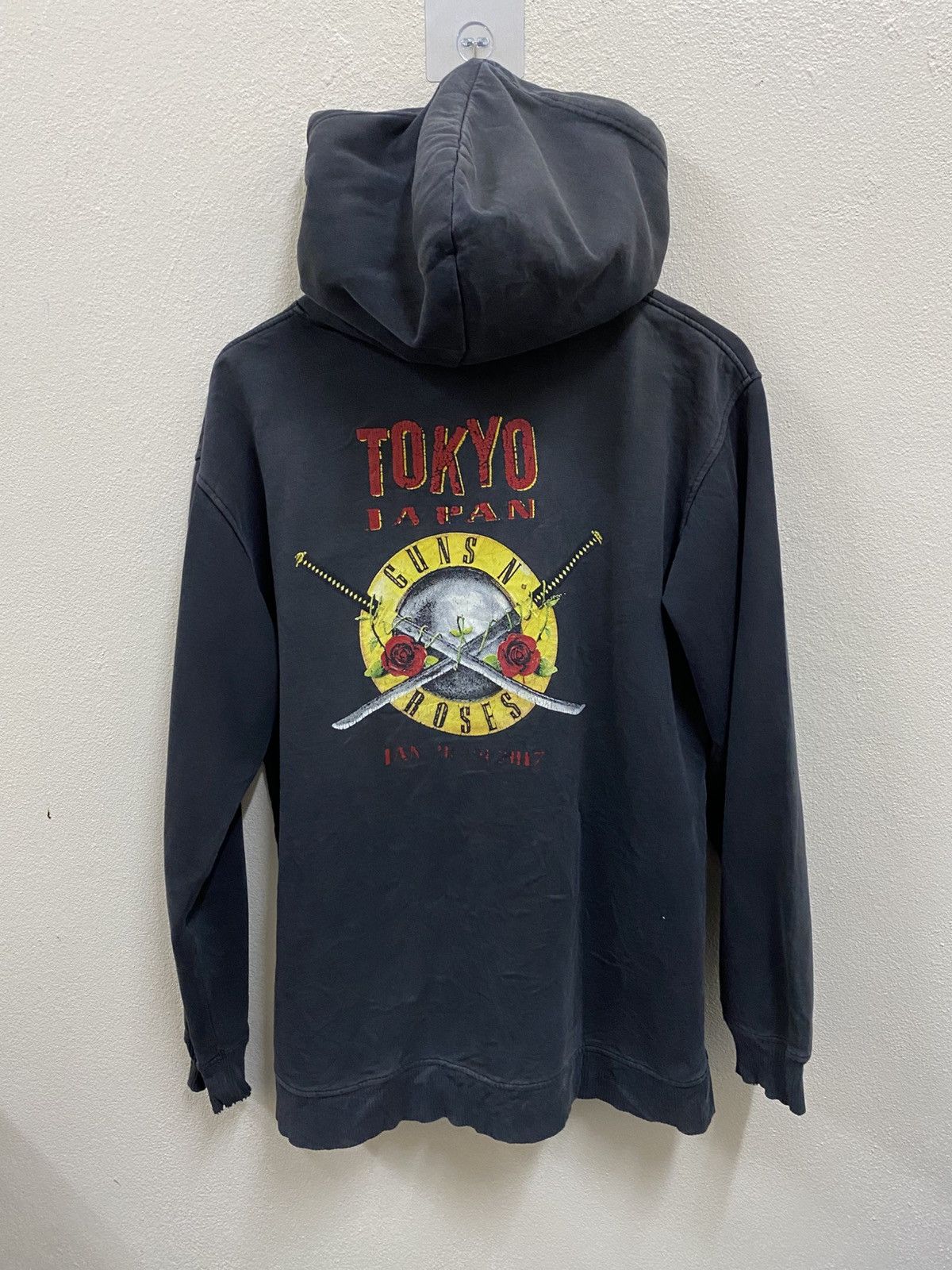 Vtg Tour Hoodie Guns N Roses Live Tokyo
