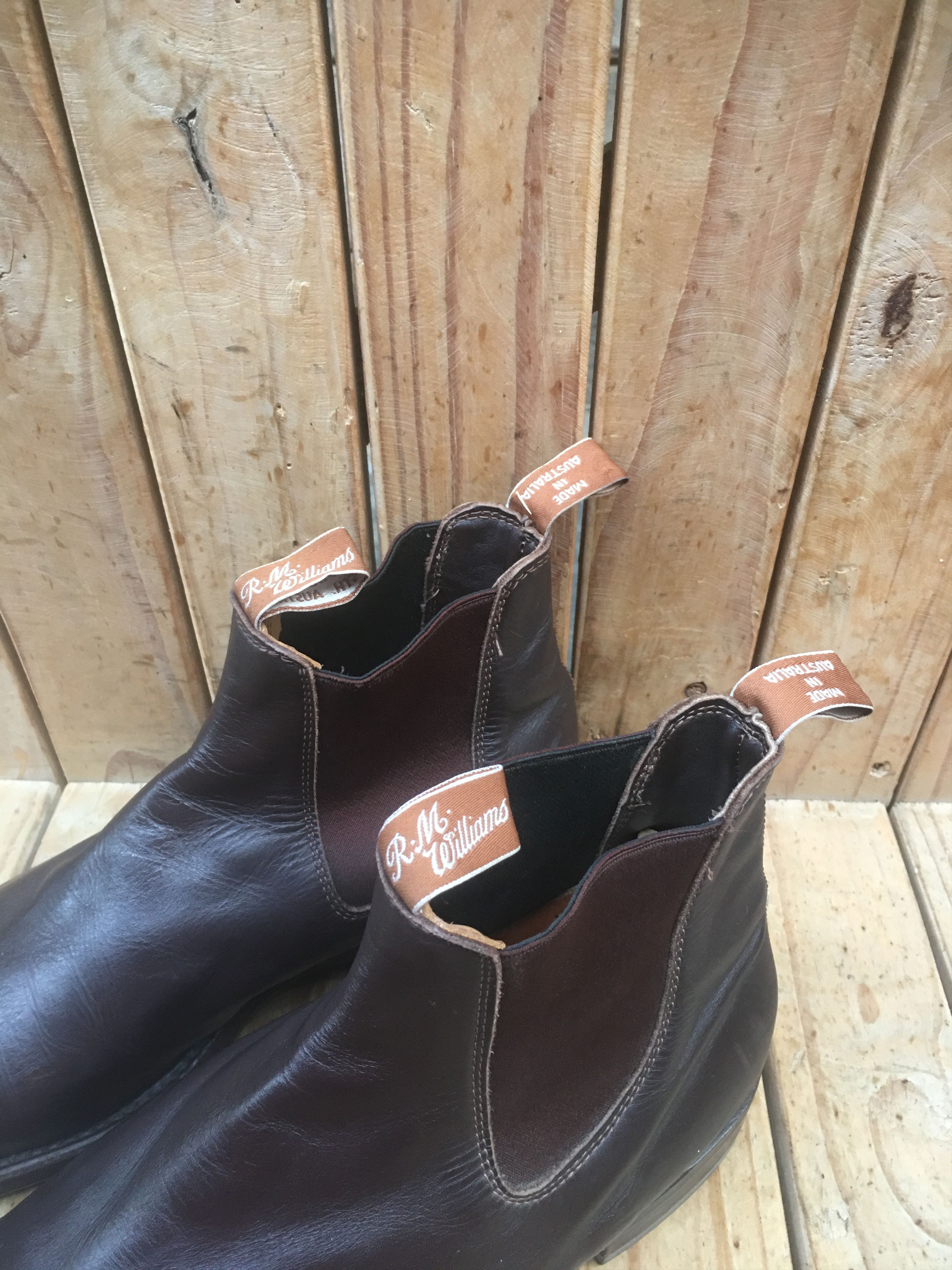 R.M. Williams R.M.Williams Brown leather Australian Men Boots Sz UK 10.5 H Size US 11.5 / EU 44-45 - 13 Thumbnail