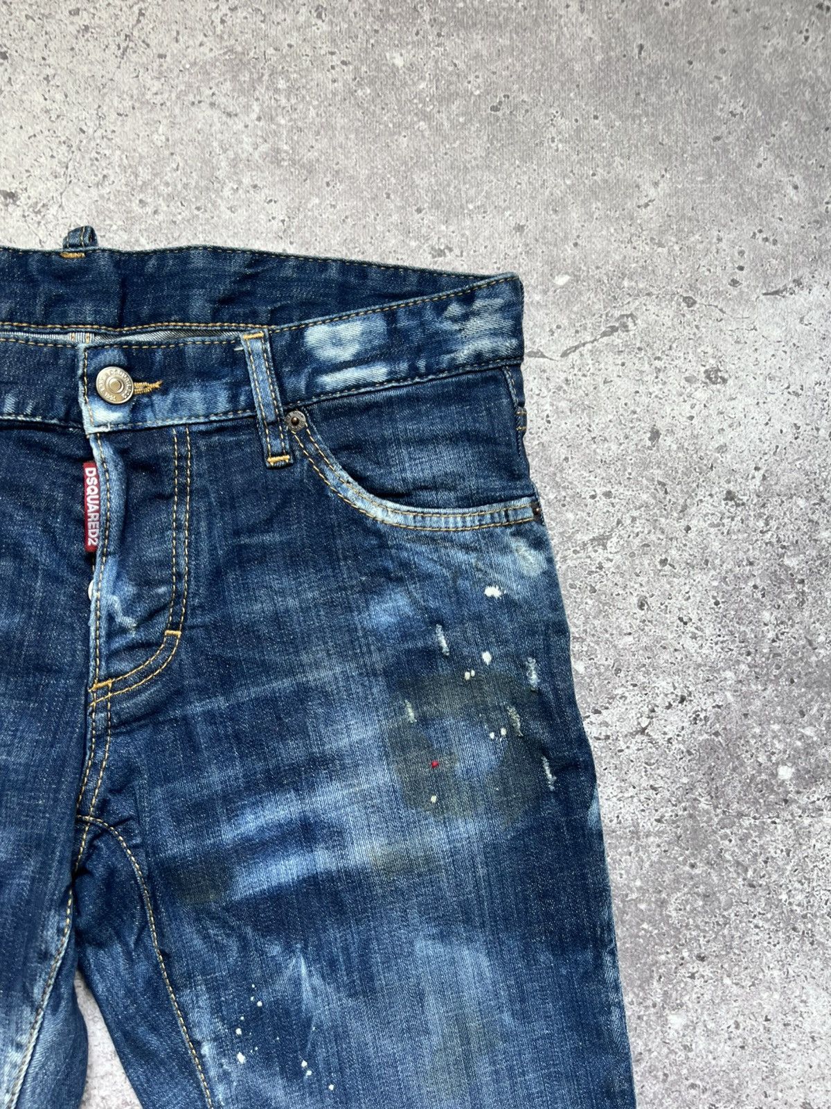 Dsquared2 Dsquared2 Men's Distressed Denim Jeans Slim Size US 32 / EU 48 - 5 Thumbnail