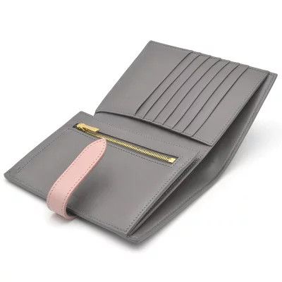 Celine o1w1db10125 10B643BRU Size: OS / Medium Strap Wallet in Grey Size ONE SIZE - 4 Thumbnail