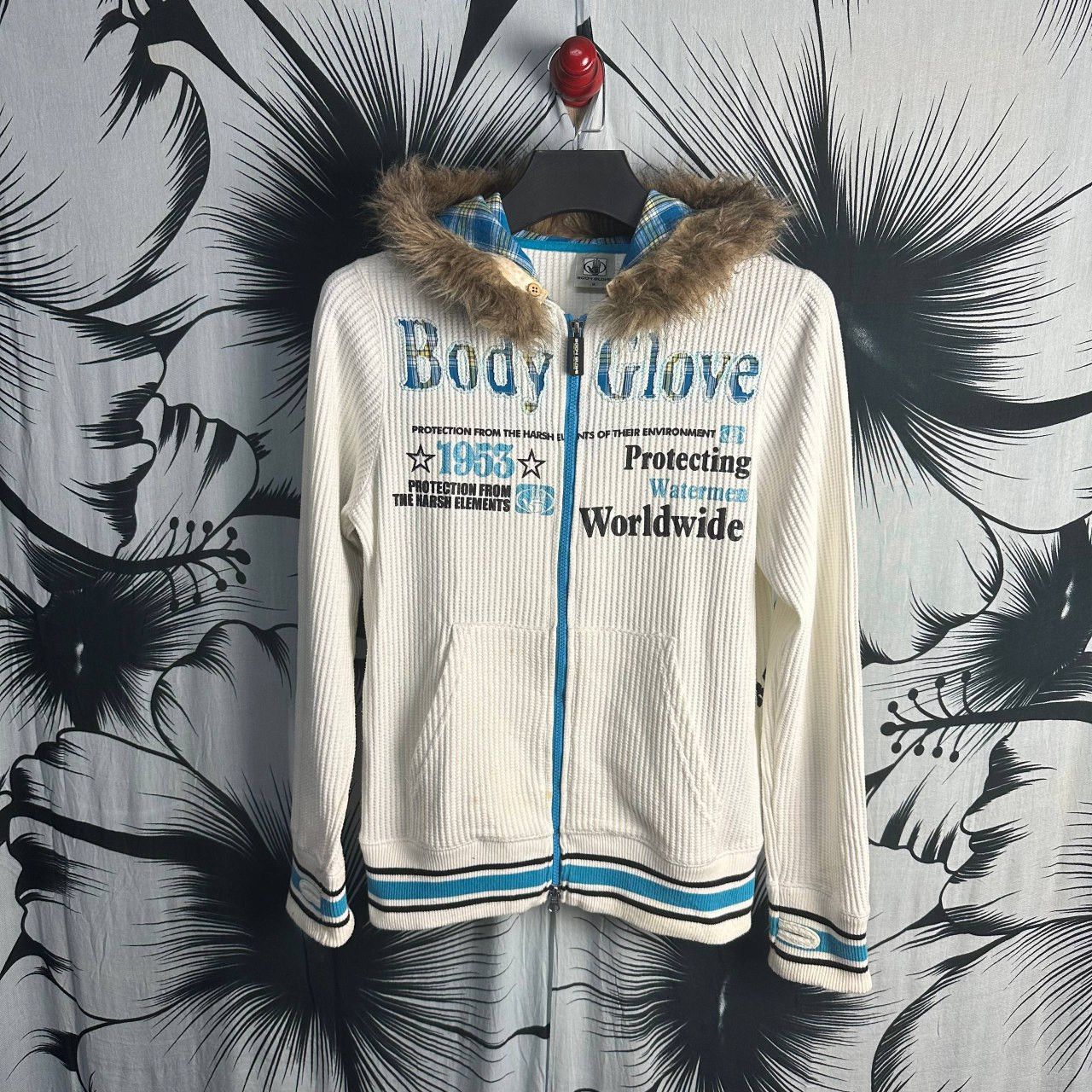If Six Was Nine Y2K “Body Glove” Hoodie Faux Fur Thermal Size US M / EU 48-50 / 2 - 1 Thumbnail