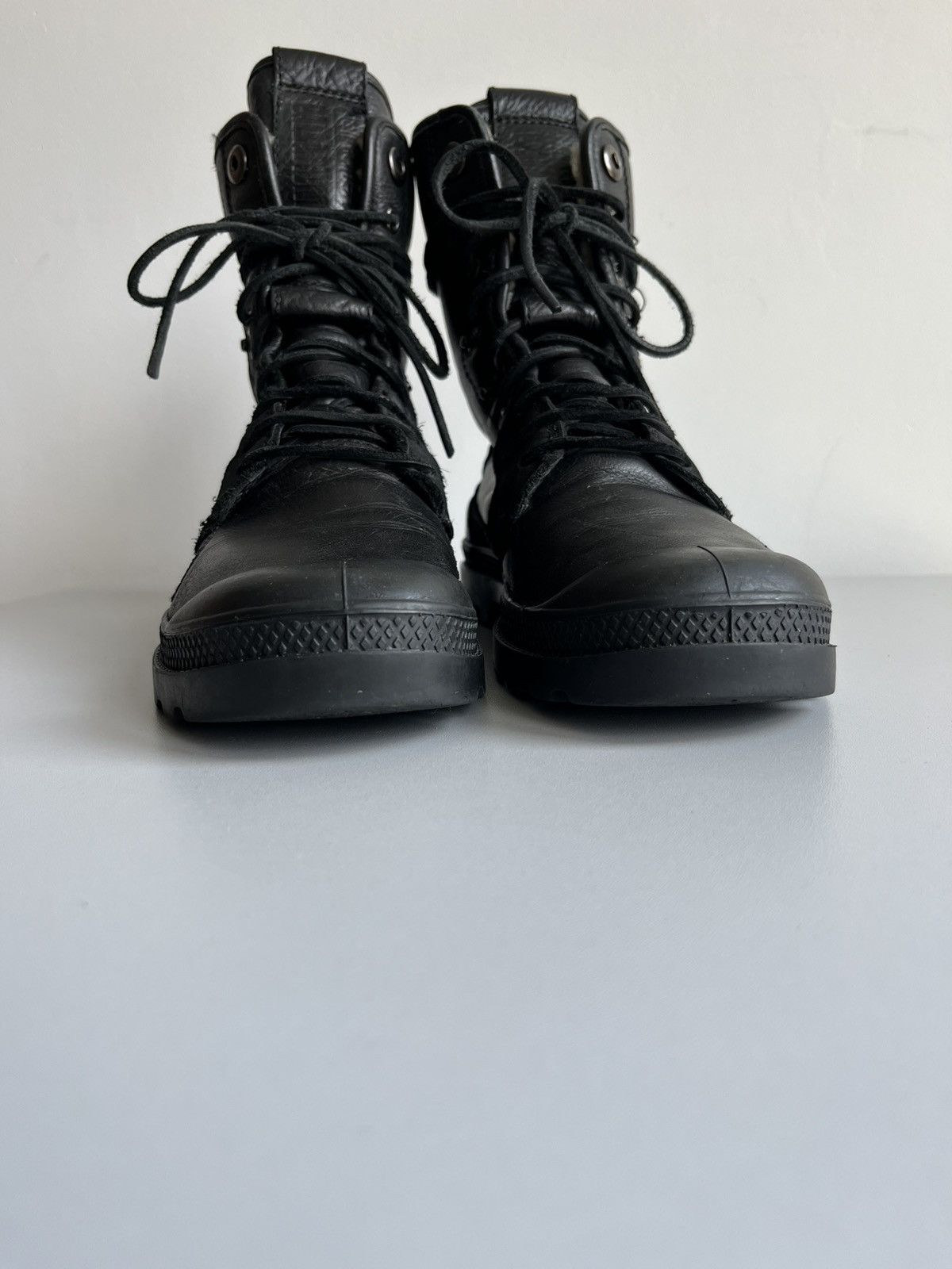 Neil Barrett Neil Barrett x Palladium AW11 shearling leather combat boots Size US 8 / EU 41 - 5 Thumbnail