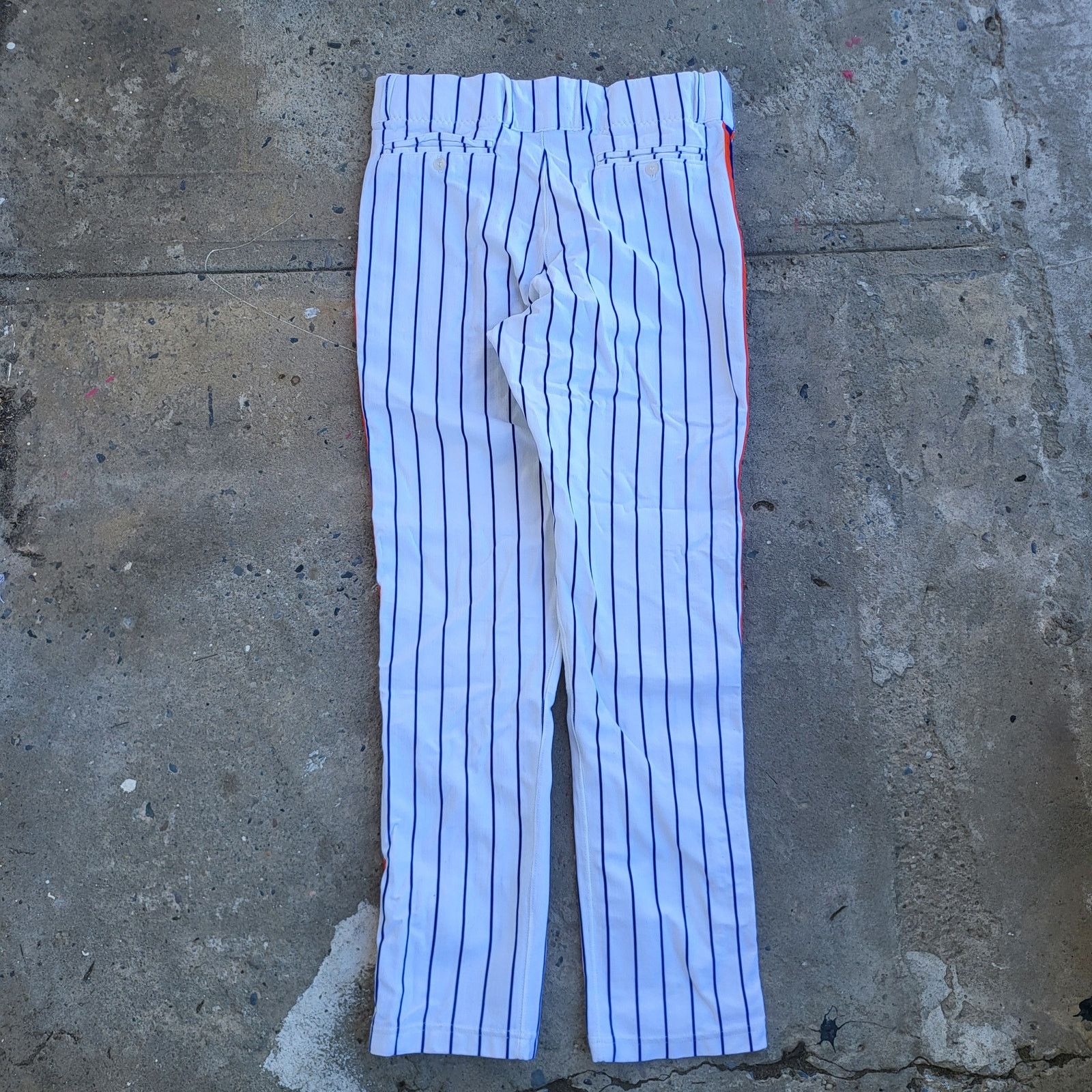 MLB Vintage New York Mets Player Issued Pants XL White Pinstripe Size US 36 / EU 52 - 4 Thumbnail