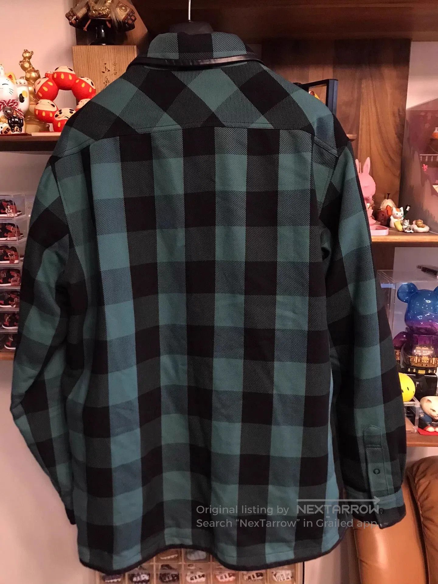 Moncler Green Plaid Long Sleeve Button-Up Shirt XL. Size US XL / EU 56 / 4 - 2 Thumbnail