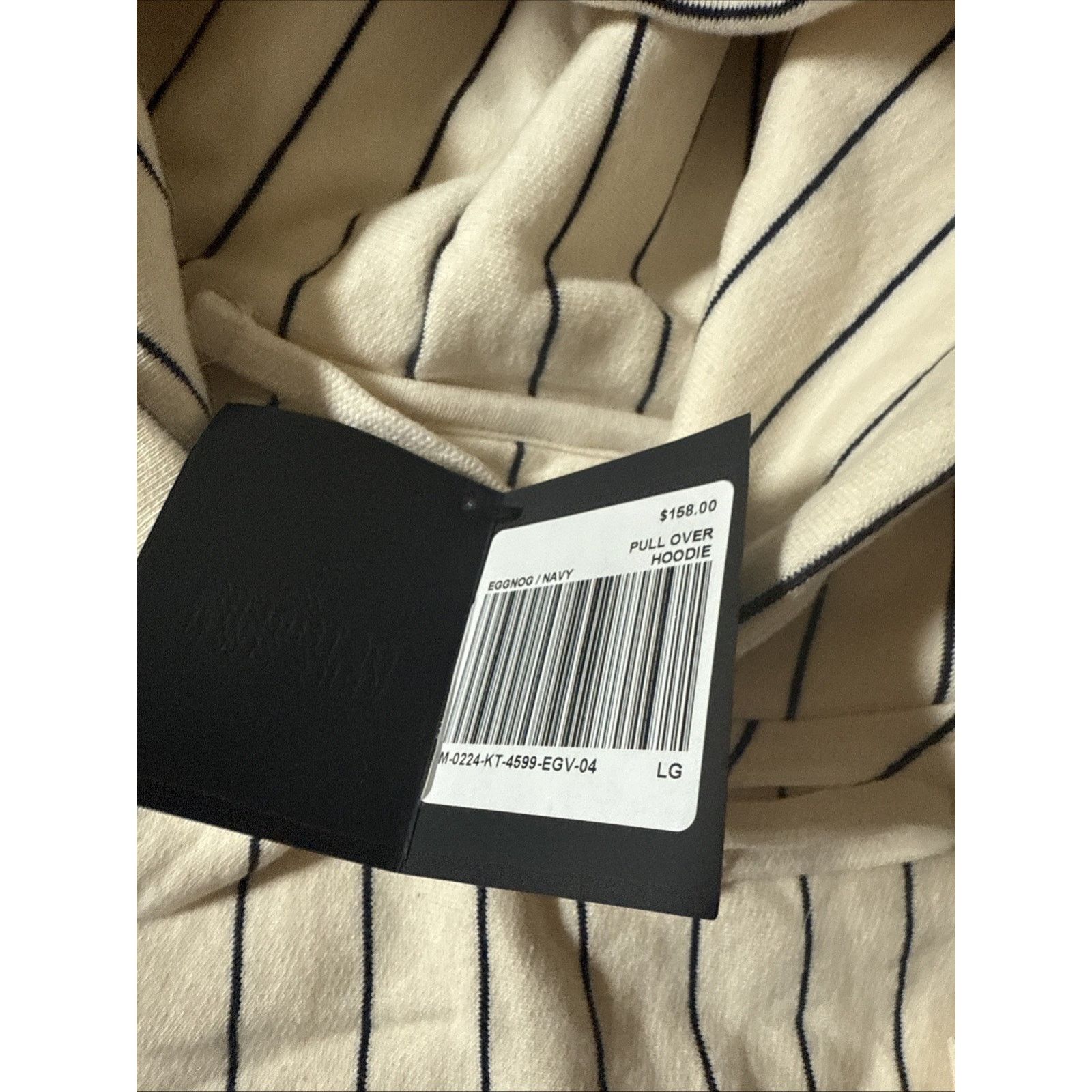October's Very Own OVO OCTOBER'S VERY OWN DRAKE PINSTRIPE Pullover HOODIE sz L Size US L / EU 52-54 / 3 - 3 Thumbnail