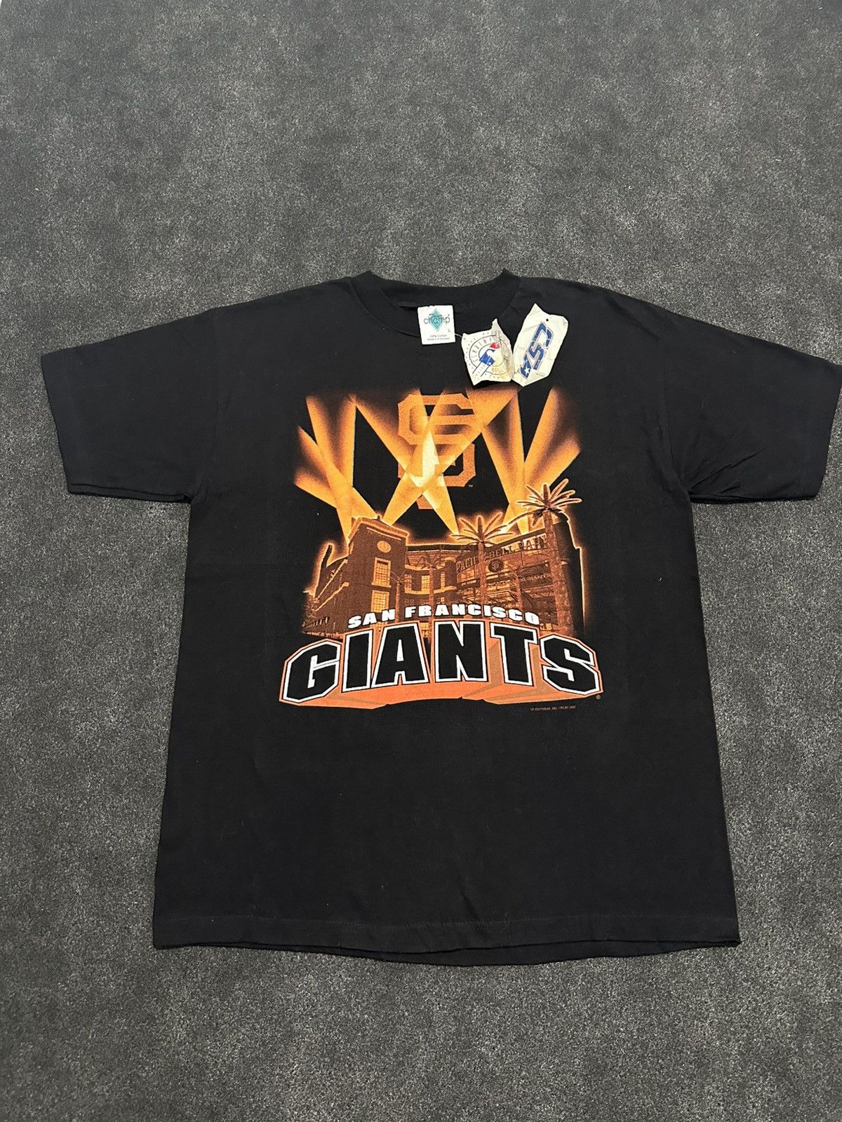 Vintage VINTAGE Deadstock 2000 San Francisco Giants T-Shirt NWT Size US L / EU 52-54 / 3 - 2 Thumbnail