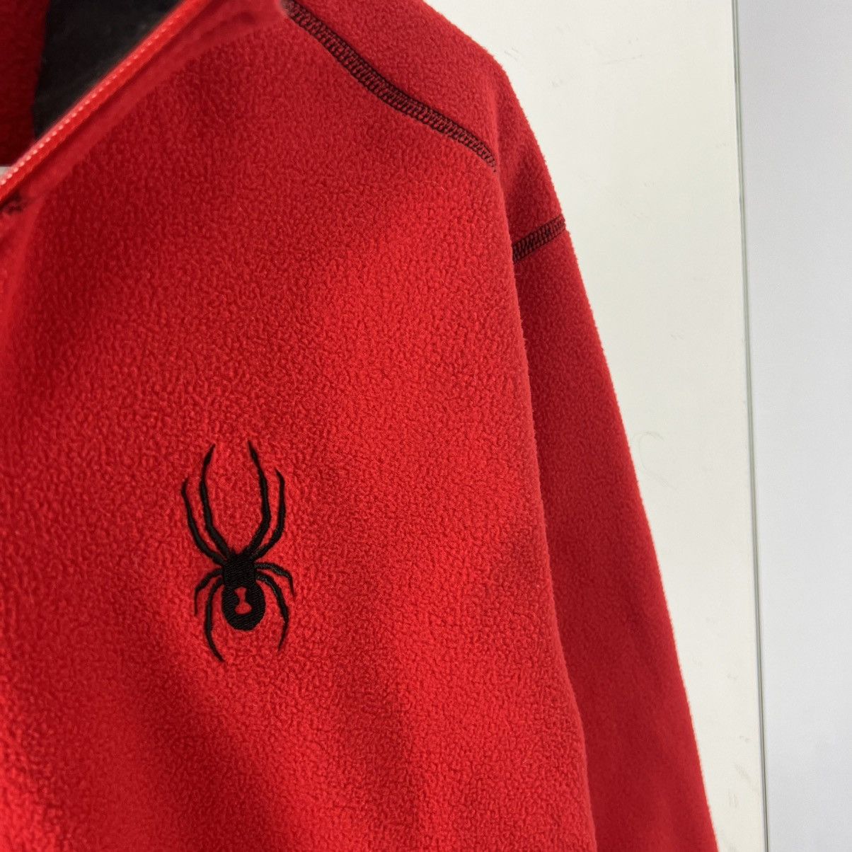 Spyder Vintage Y2K Spyder Mini Logo 1/4 Zip Up Fleece Sweatshirt Size US L / EU 52-54 / 3 - 3 Thumbnail