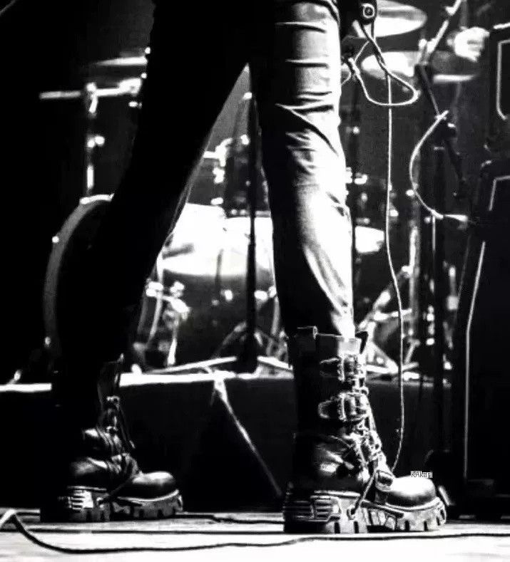 New Rock Rock Rock Metal Motorcycle Boots Size US 10 / EU 43 - 6 Thumbnail