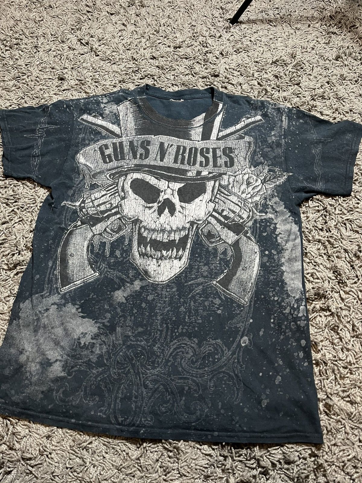 Band Tees GUNS N ROSES VINTAGE 2000s BAND COTTON OVERPRINTED T-SHIRT Size US M / EU 48-50 / 2 - 2 Thumbnail