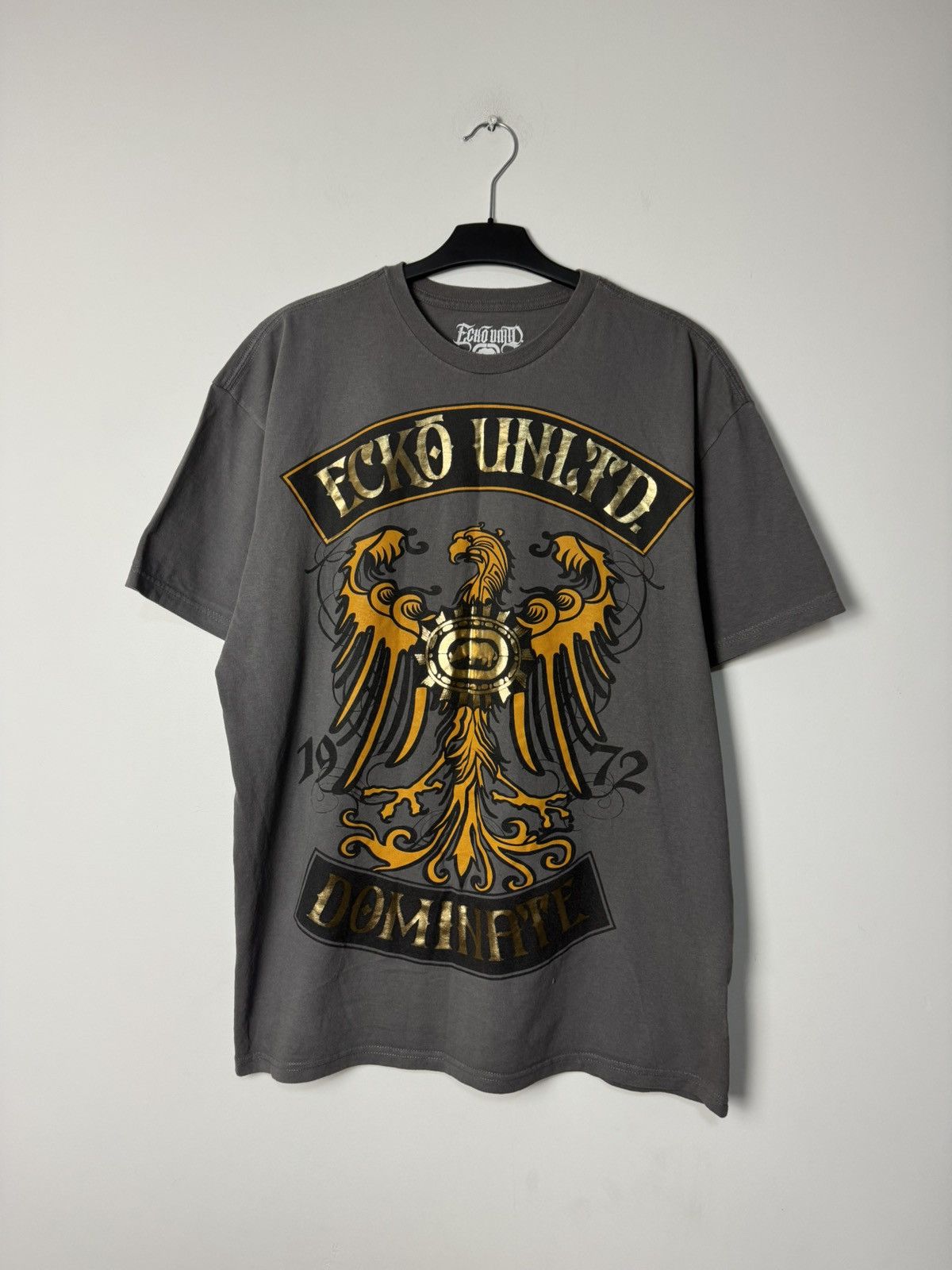 Ecko Unltd. Rare Ecko Unlimited Dominant Eagle Graphic Tee Vintage 00s Size US XL / EU 56 / 4 - 3 Thumbnail