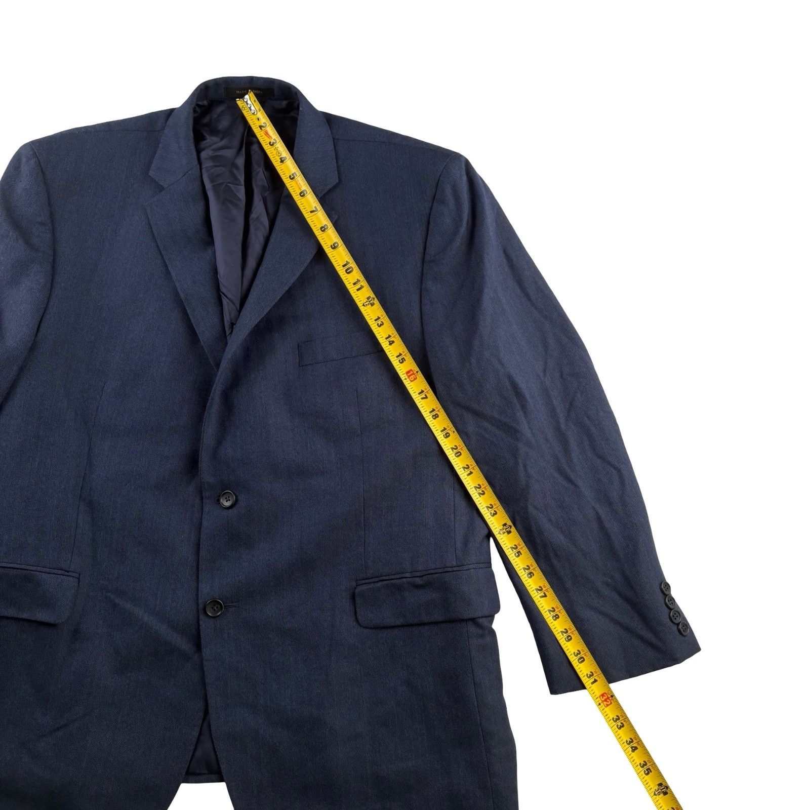 Jos. A. Bank Jos. A. Bank Reserve Men’s Wool/Silk Blend Herringbone Blaze Size 48R - 7 Thumbnail