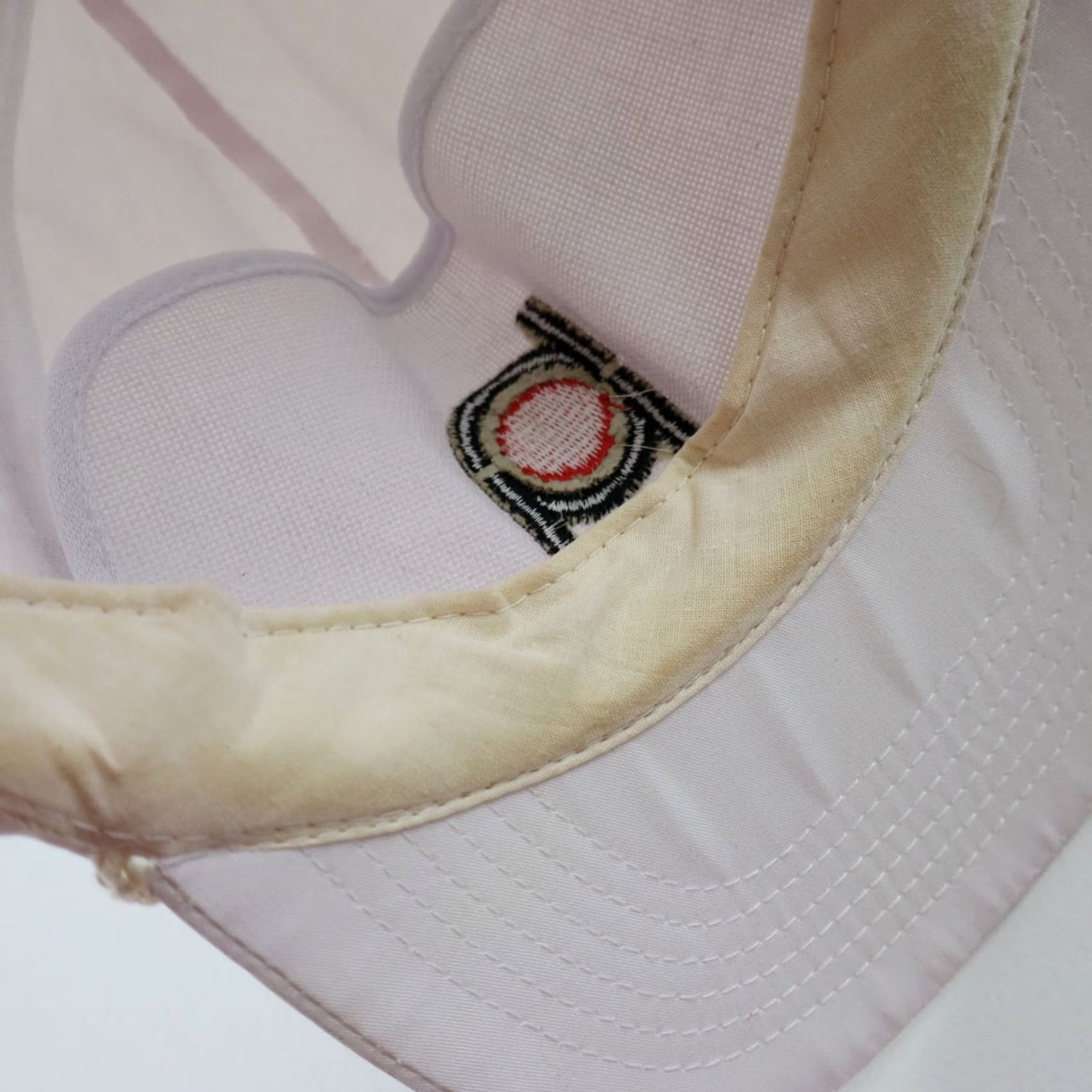 Logo 7 Vintage BA Logo Rope Hat Snapback Cap White Red 90s Retro Trucker Golf Size ONE SIZE - 6 Thumbnail