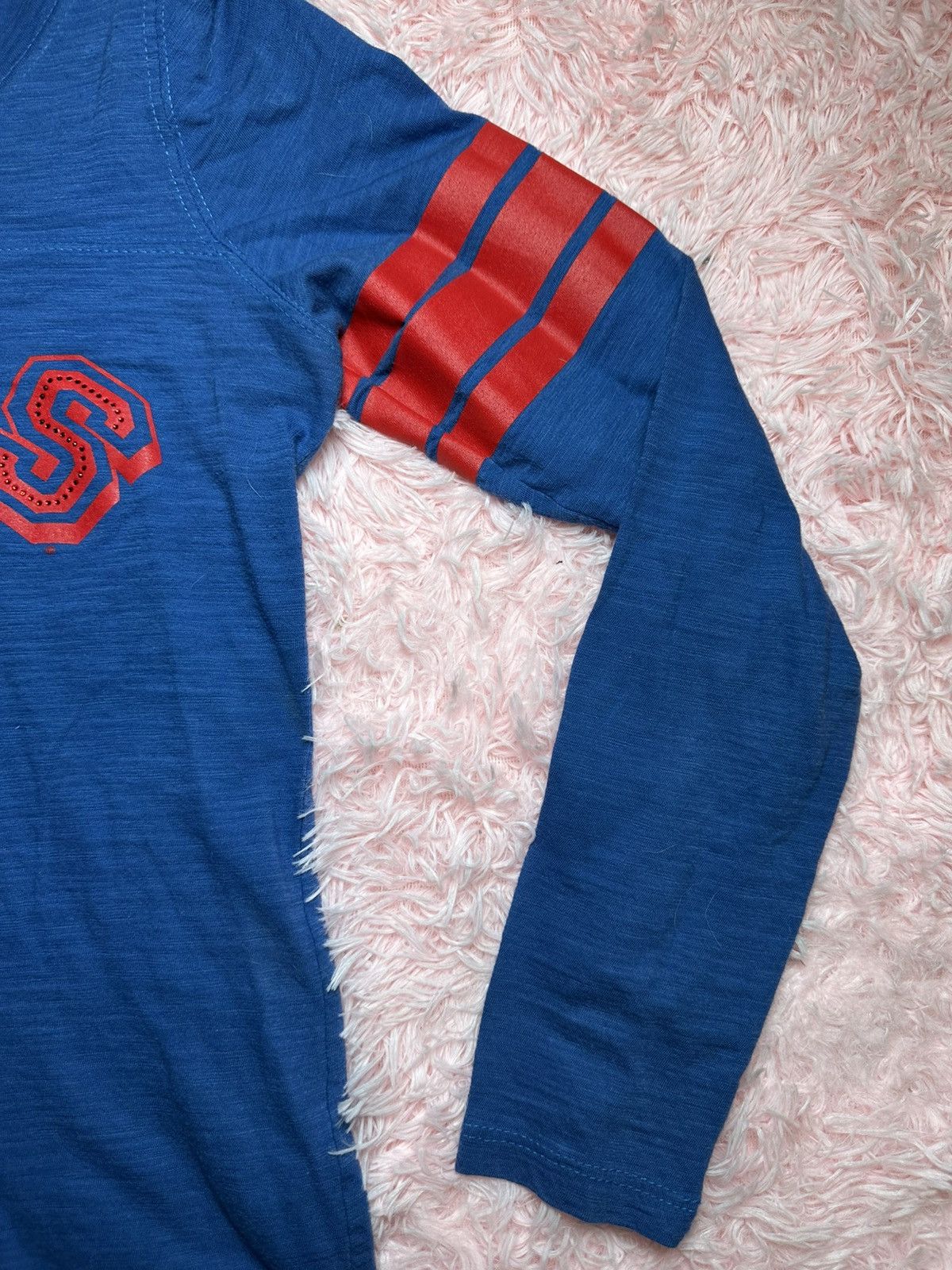 MLB Cubs Major Baseball League Blue Womens Long Sleeve shirt Size M / US 6-8 / IT 42-44 - 5 Thumbnail
