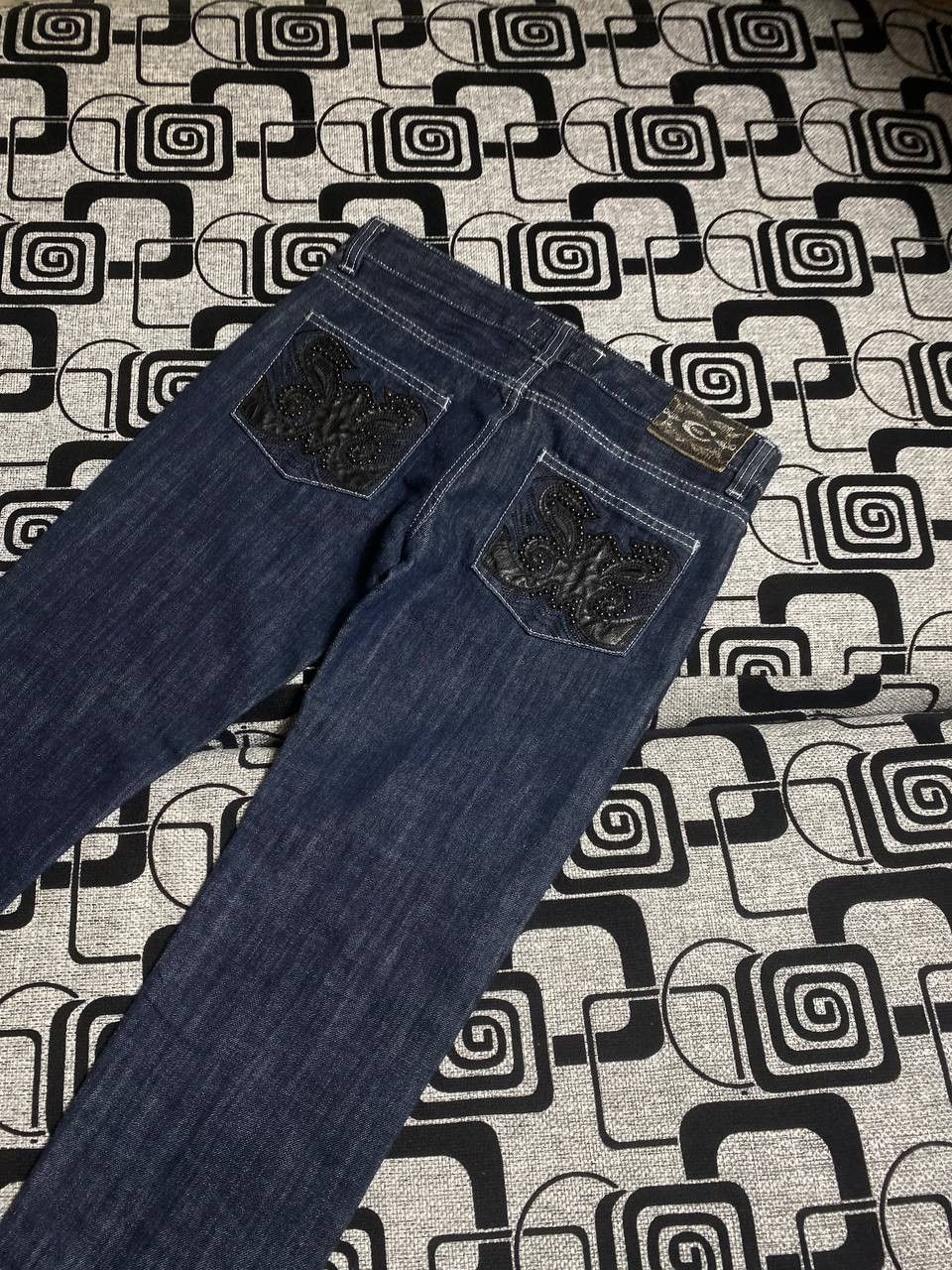 Vintage Crazy Crash Dirty Baggy Faded Jean Japan Avant Garde Style Size US 30 / EU 46 - 3 Thumbnail