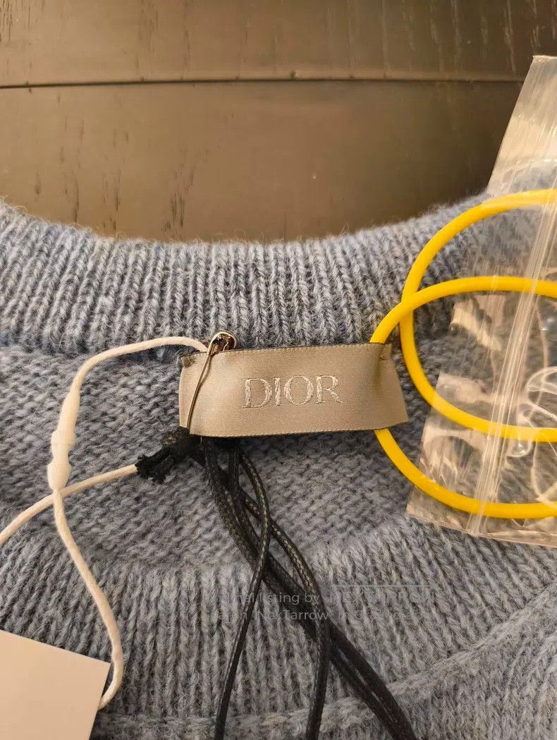 Dior Dior Haze blue woollen sweater pullover sweatshirt sweater Size US L / EU 52-54 / 3 - 3 Thumbnail