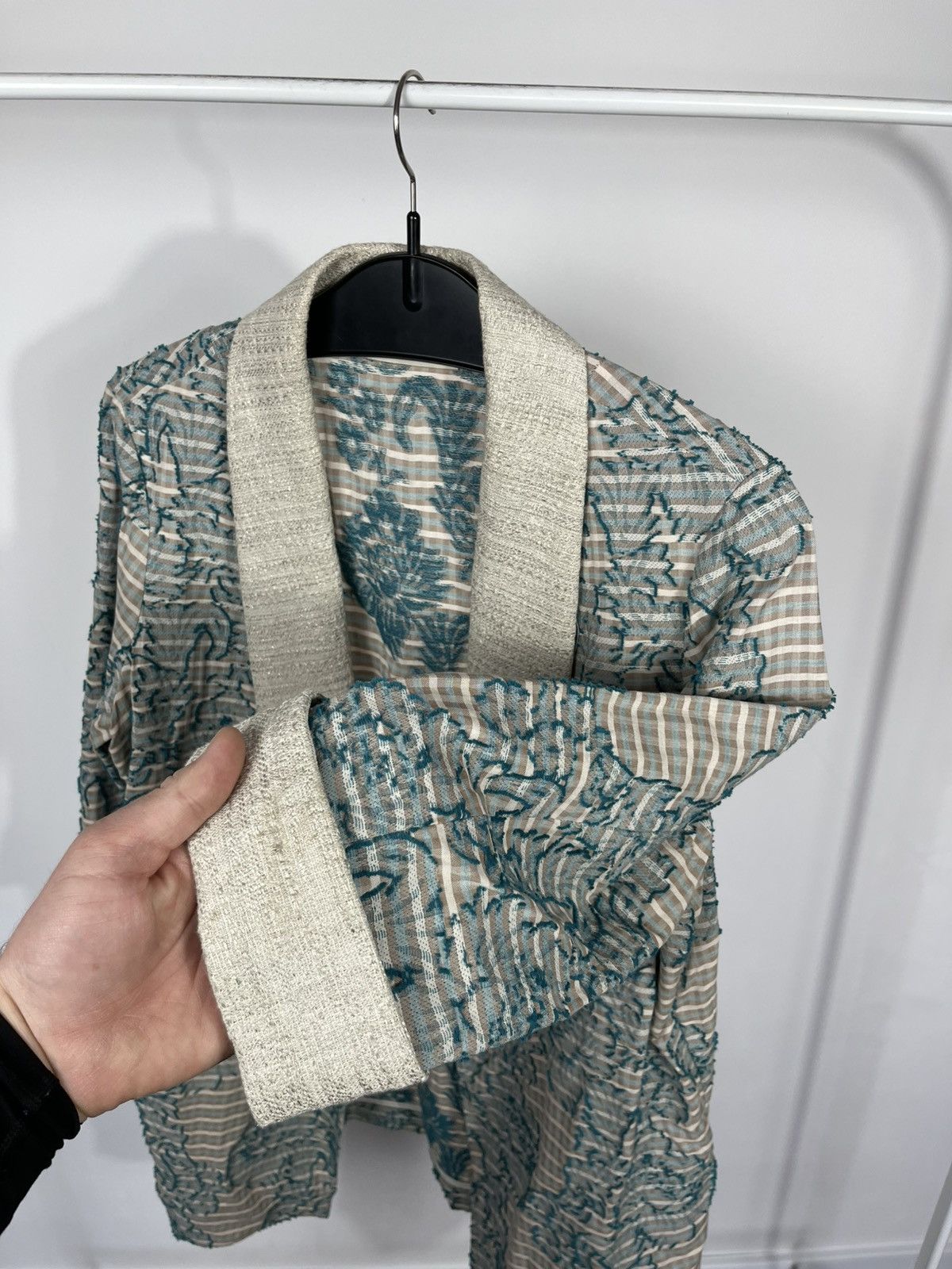 Other Tendresses Made in Italy Pattern Long Jacket 46 Size M / US 6-8 / IT 42-44 - 10 Thumbnail