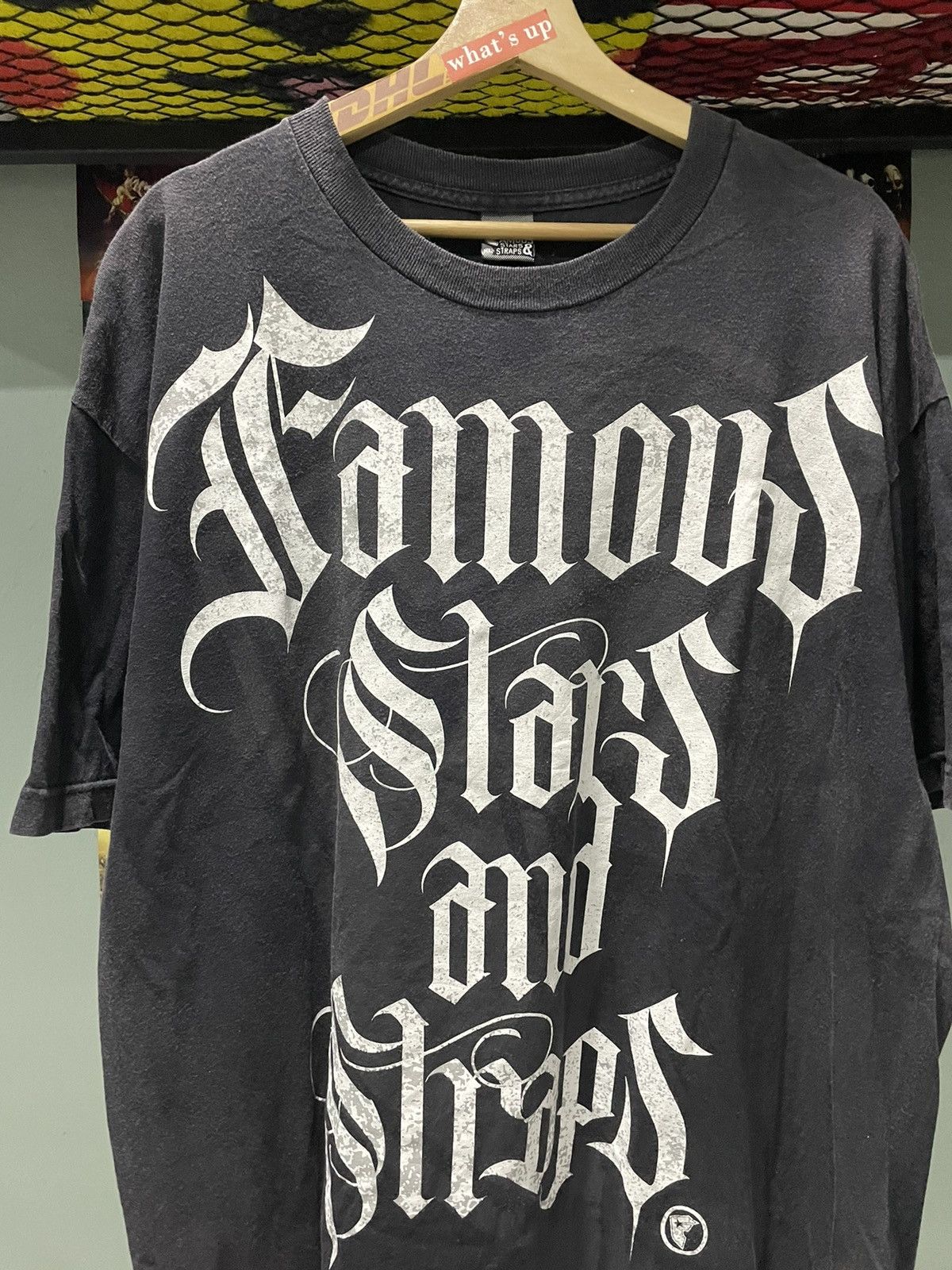 Famous Stars And Straps × Vintage Vintage Y2K Famous Star And Straps Tee Size US XL / EU 56 / 4 - 2 Thumbnail