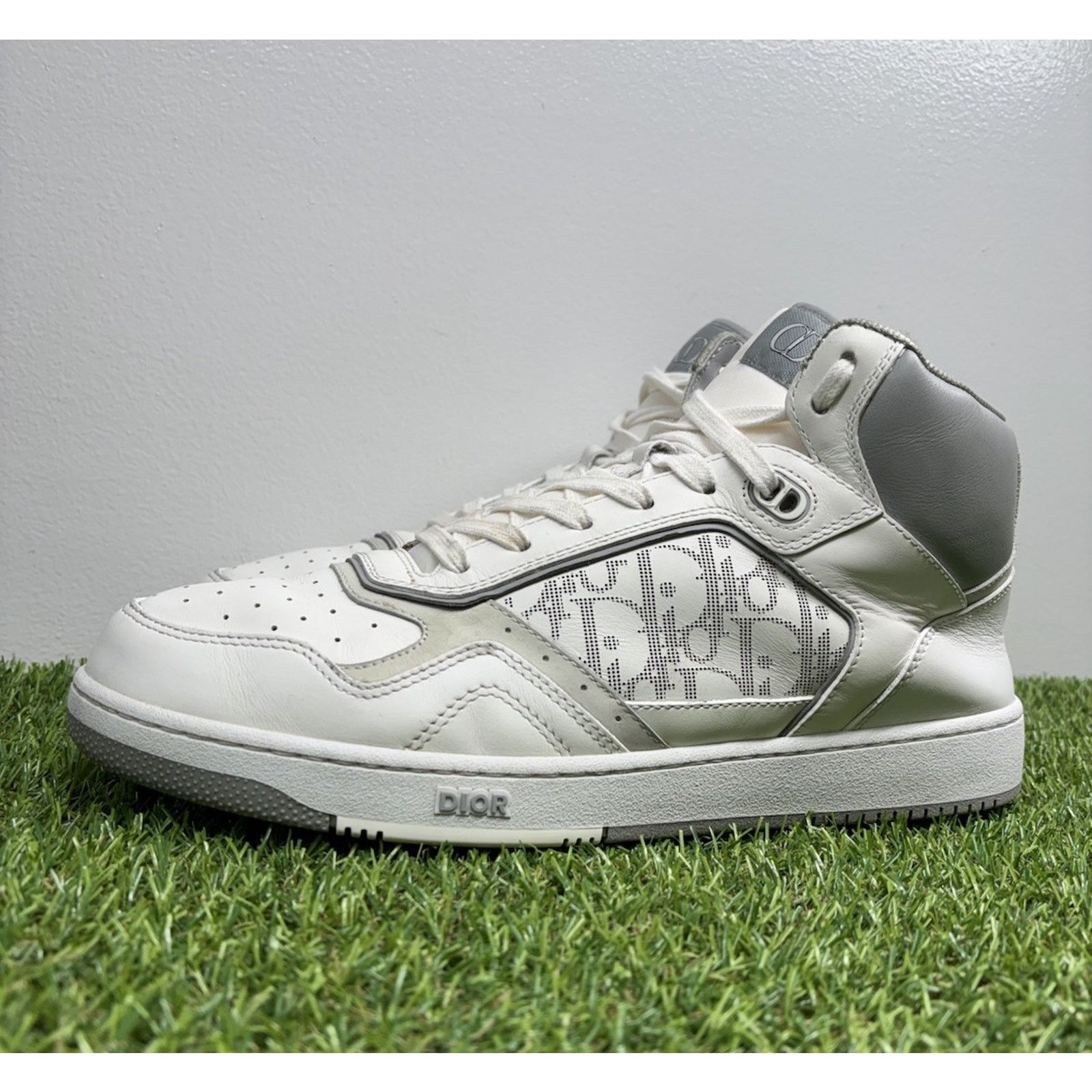 Dior Dior B27 High Top ' White ' Size US 12 / EU 45 - 1 Thumbnail