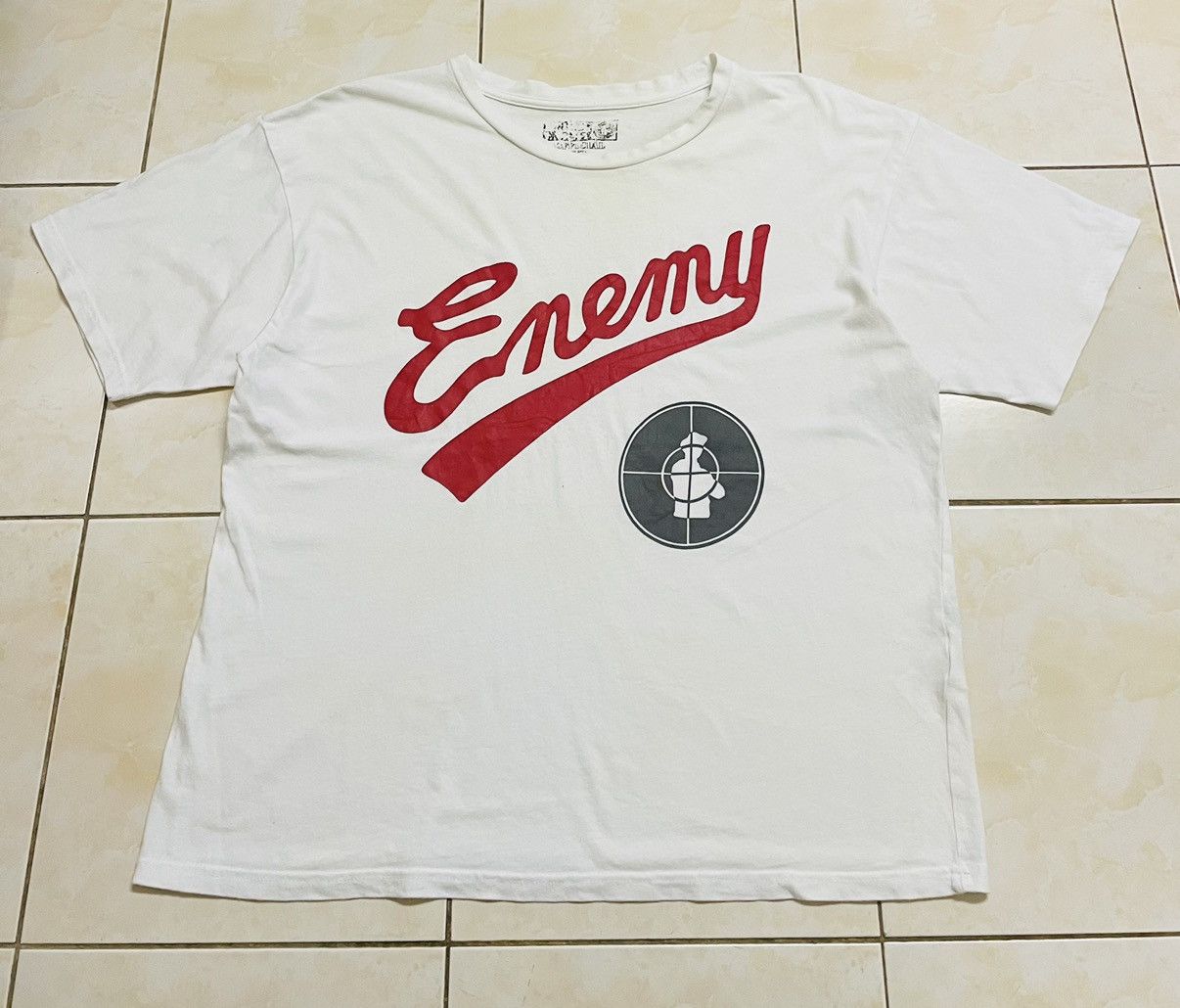 Rap Tees RAPTEES PUBLIC ENEMY LOGO TEE Size US XL / EU 56 / 4 - 2 Thumbnail