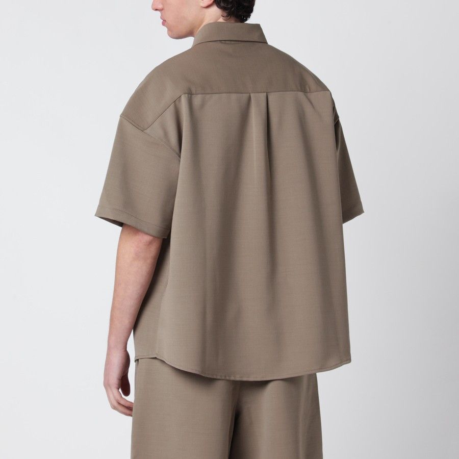 Entire Studios o1d2blof0226 Oversized Short Sleeve Shirt in Beige Size US S / EU 44-46 / 1 - 3 Thumbnail