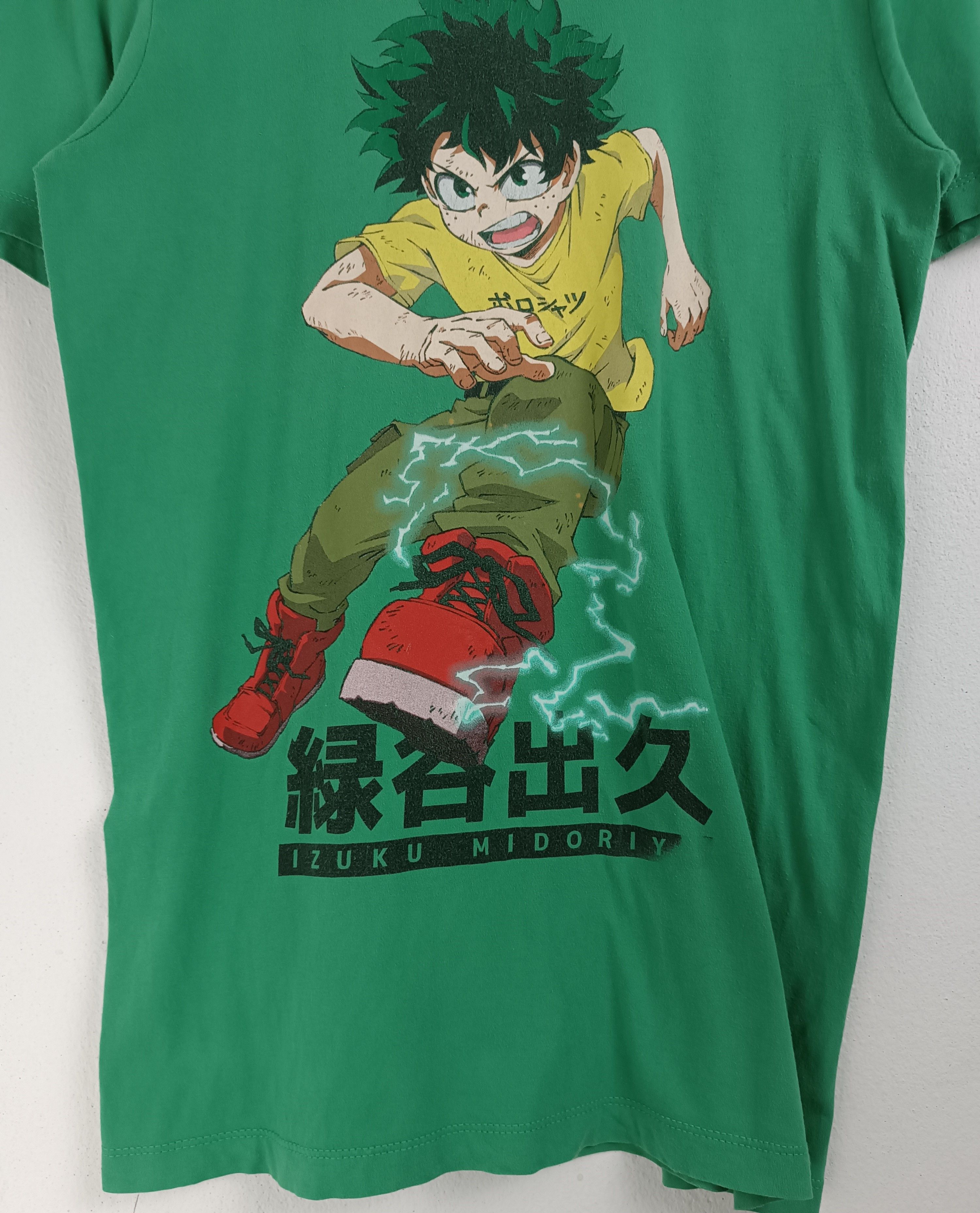 Anime VINTAGE MY HERO ACADEMIA IZUKU MIDORIYA DEKU T redriot shoto Size US S / EU 44-46 / 1 - 8 Thumbnail