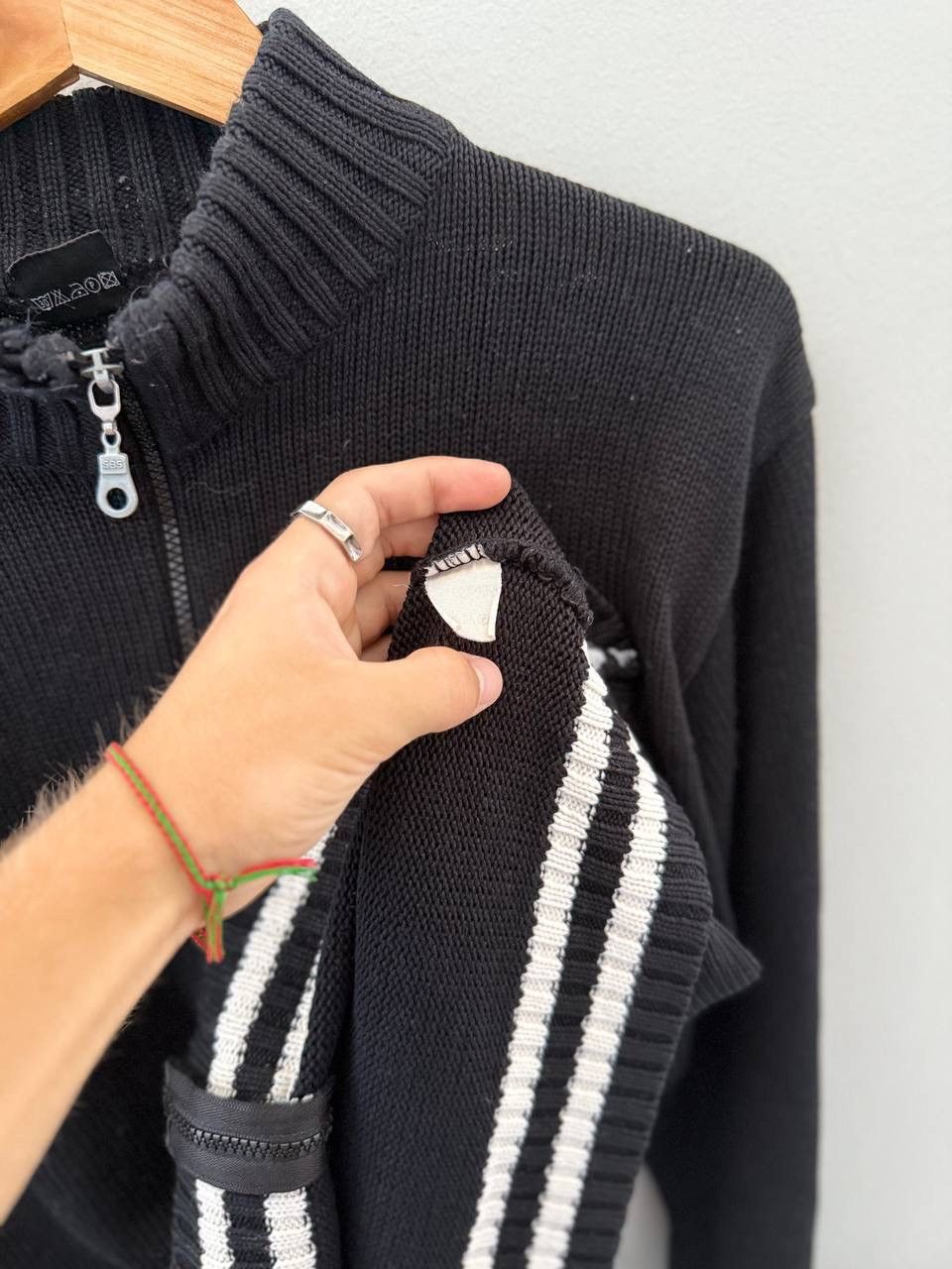 Diesel Y2K Japanese Avant-Garde Style Diesel Knit Zip Sweater Size US M / EU 48-50 / 2 - 9 Thumbnail