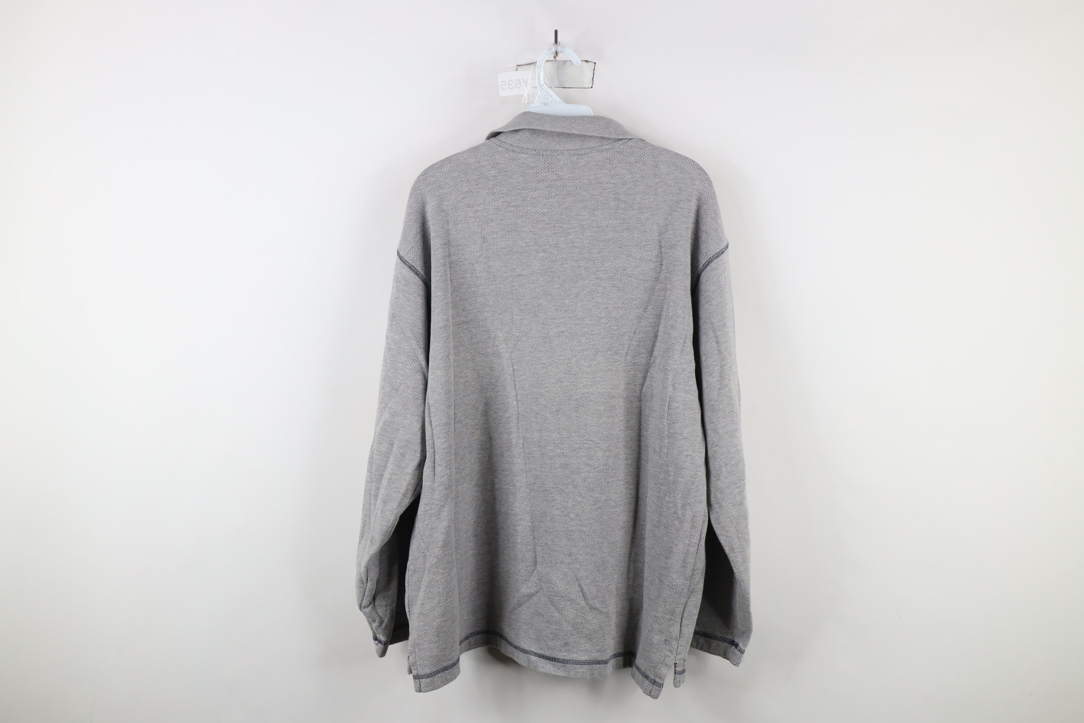 Gap × Vintage Vintage 90s Gap Half Zip Collared Long Sleeve Polo Shirt Size US L / EU 52-54 / 3 - 8 Thumbnail