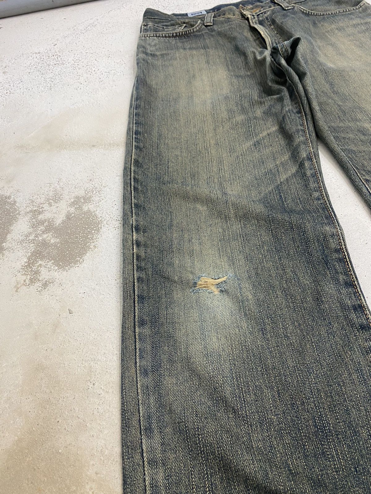 Edwin × Japanese Brand Edwin 404 Denim Baggy Loose Fit Washed Distressed Size US 32 / EU 48 - 10 Thumbnail