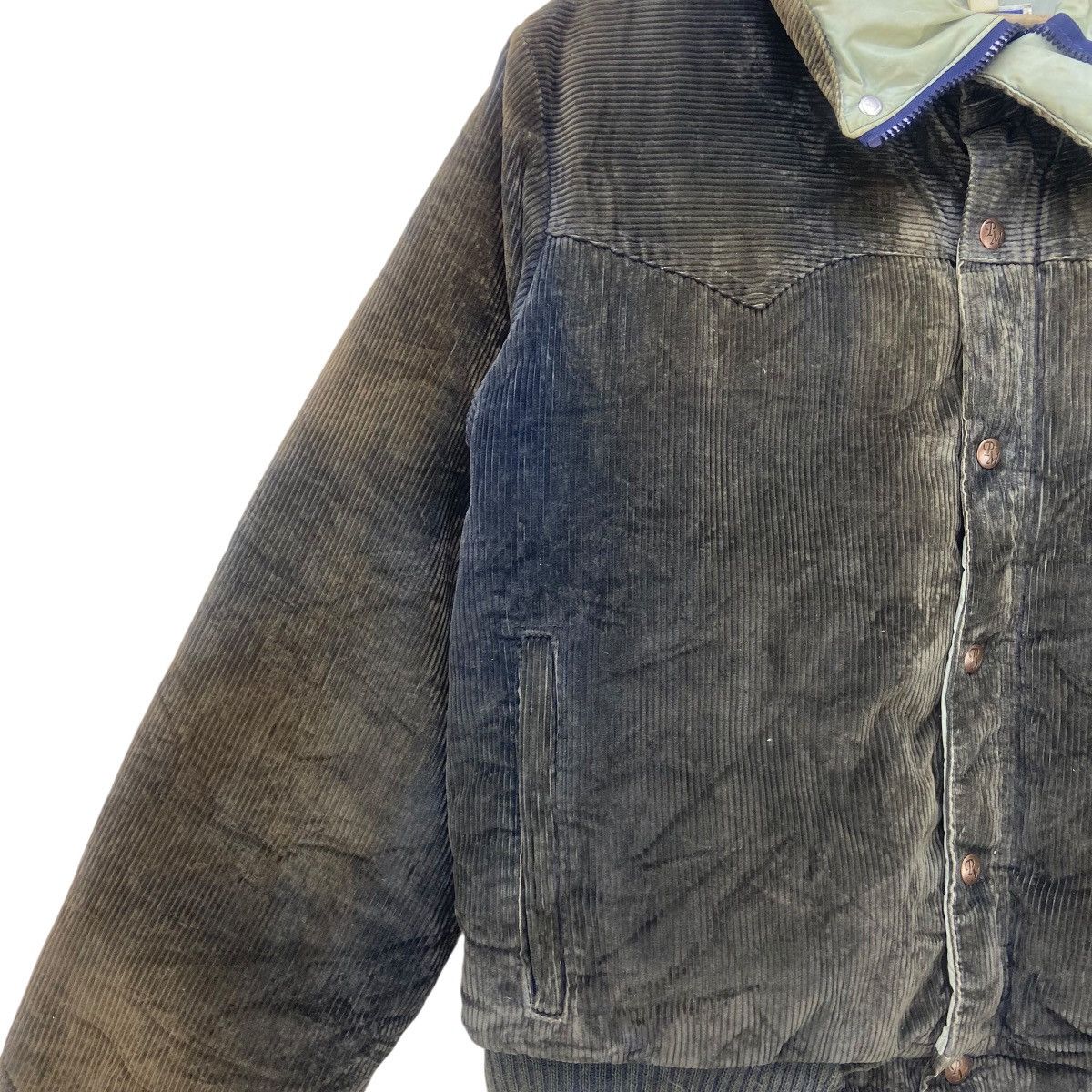 Vintage Vintage Powderhorn Mountaineering Corduroy Goose Down Jacket Size US L / EU 52-54 / 3 - 7 Thumbnail